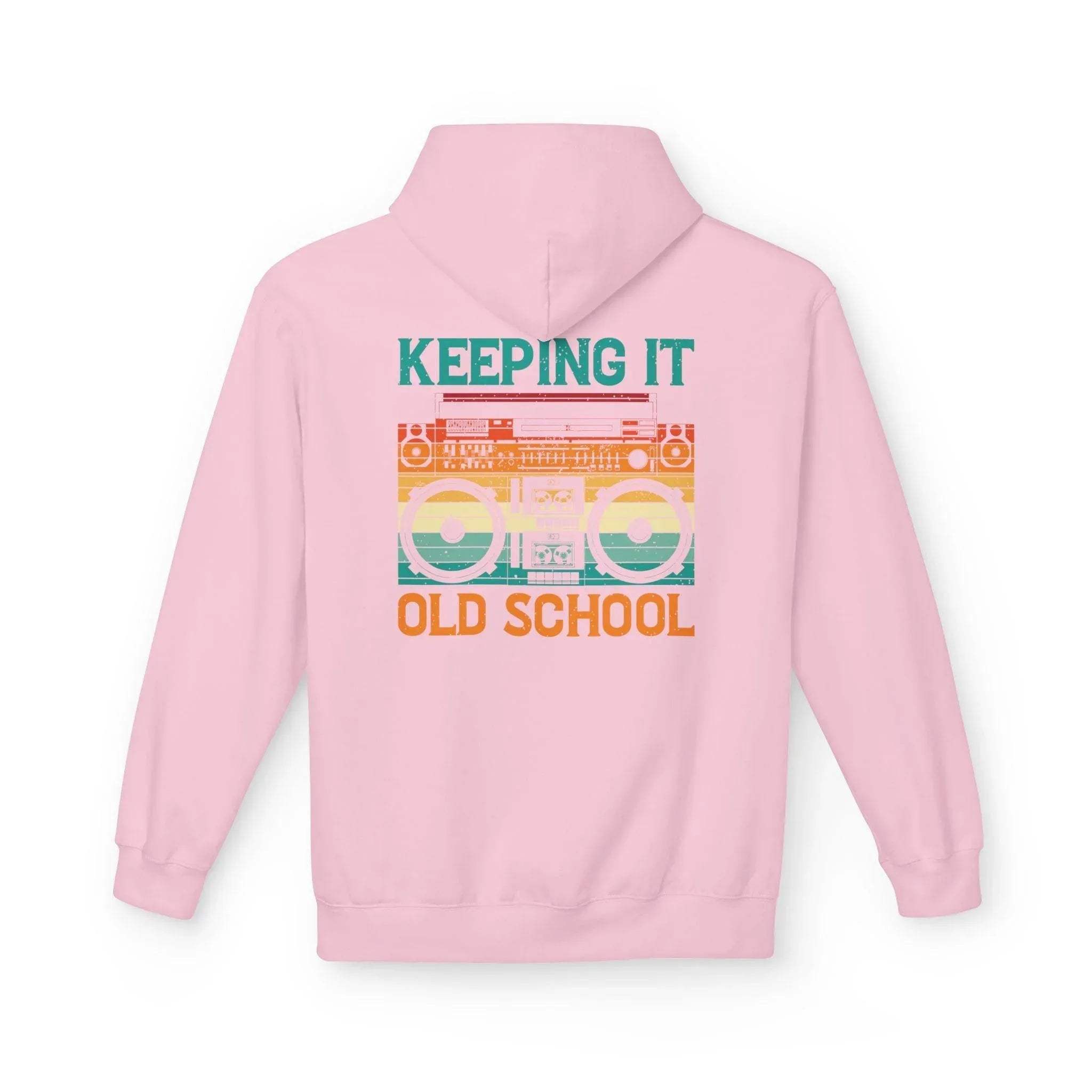 Ultimate Comfort Premium Old School Boombox Fleece Hoodie