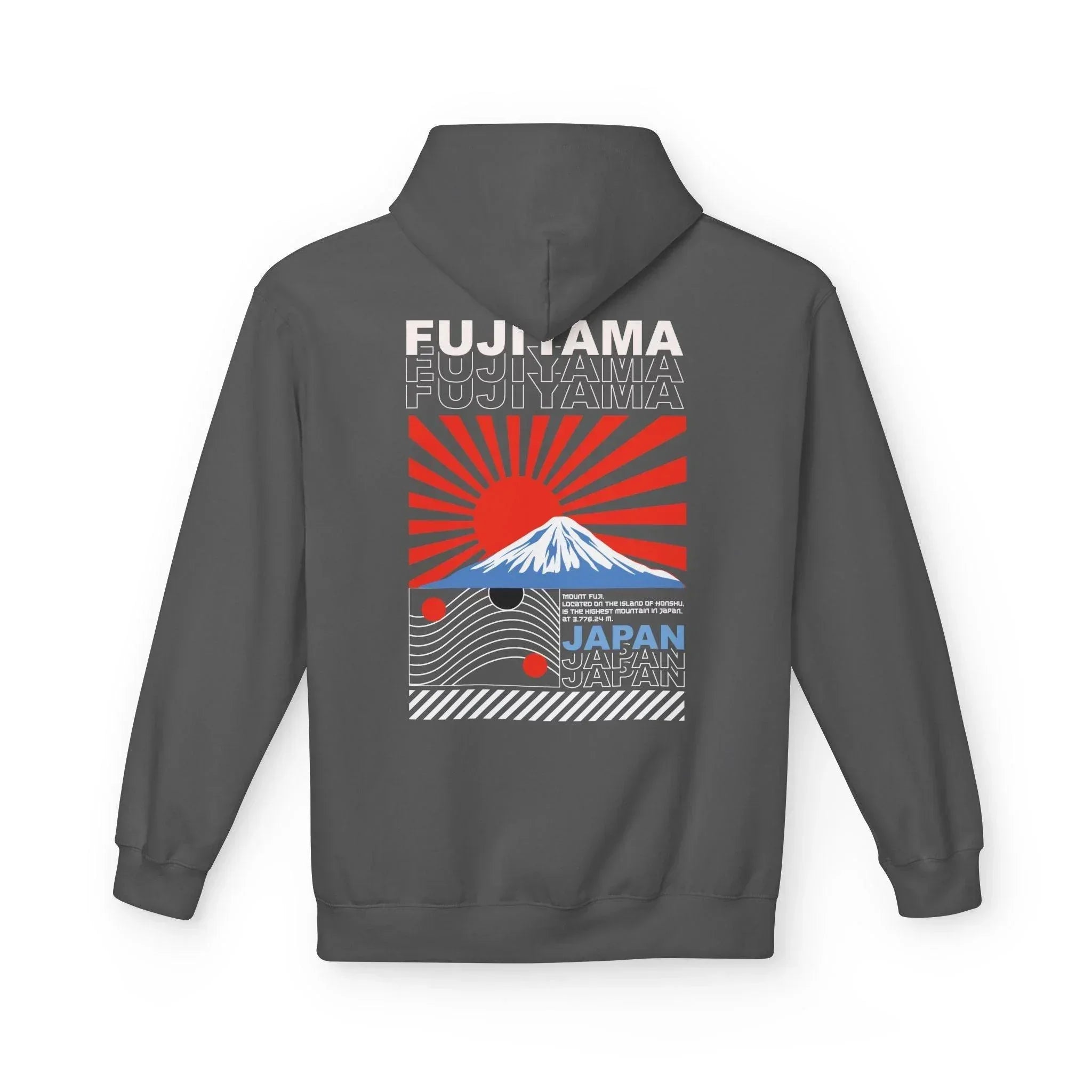 Fujiyama Japan Streetwear Cozy Fleece Hoodie - Ultimate Comfort & Style