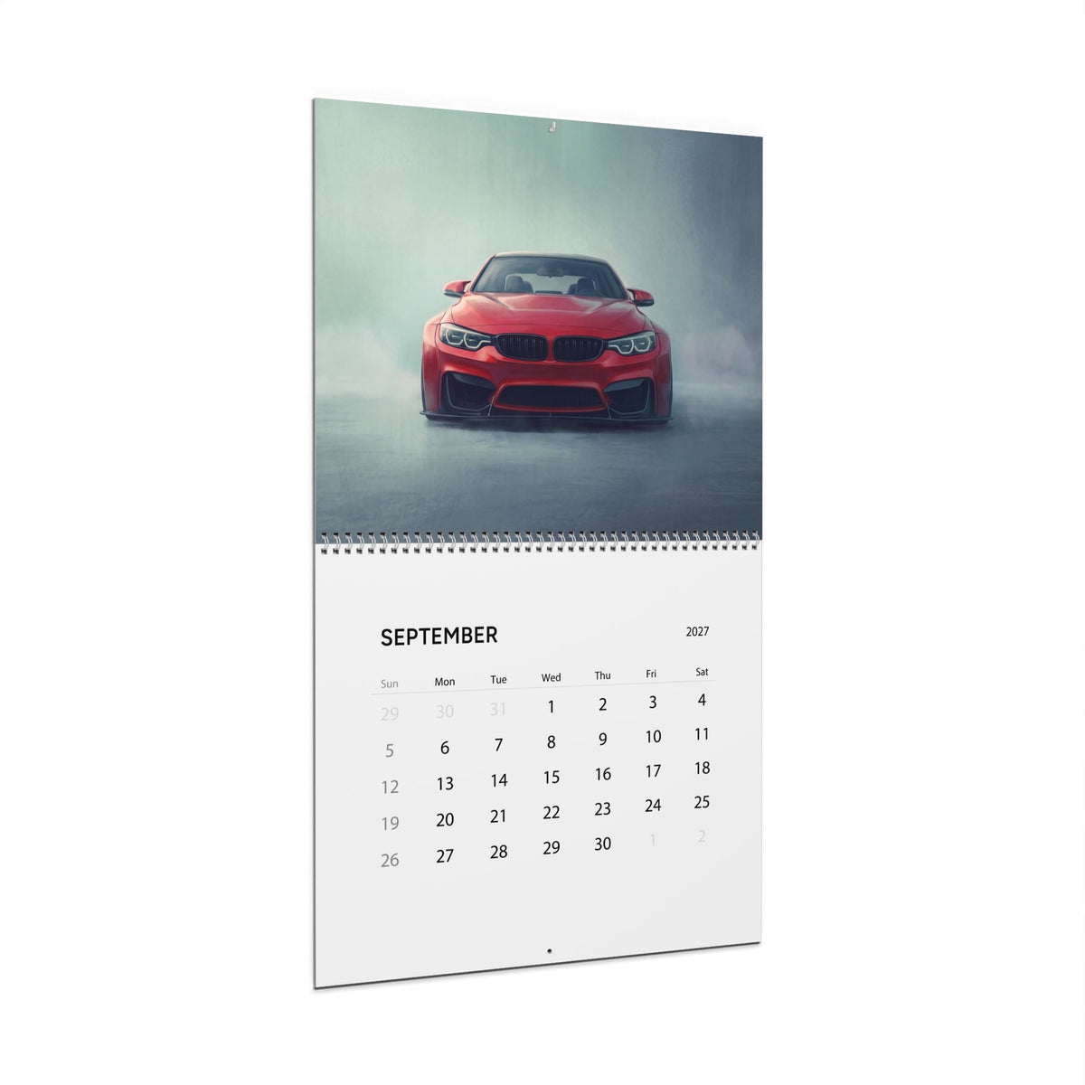 2027 Euro Car Artwork Calendar | Sports Car Wall Calendar