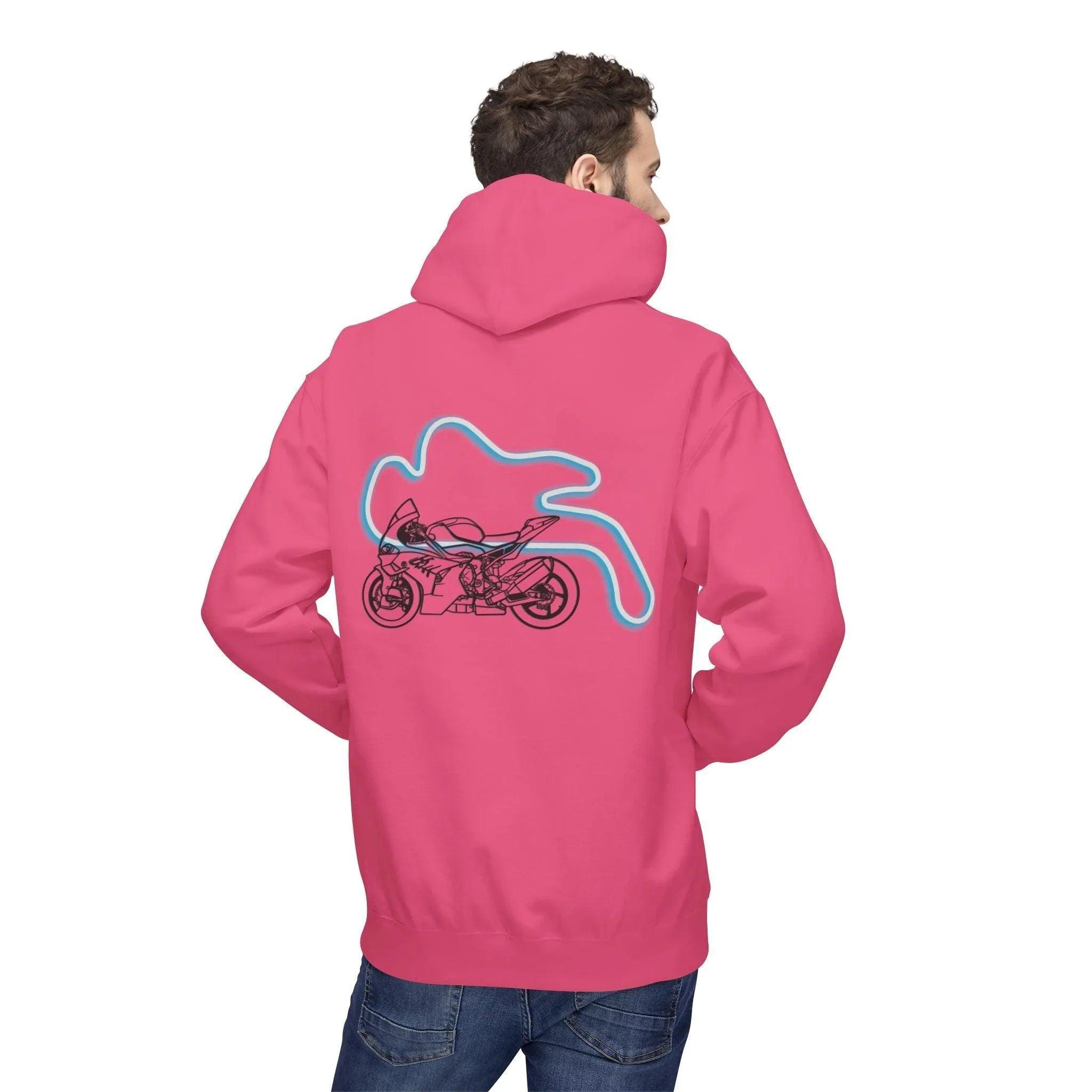 BMW Inspired M1000RR Fleece Hoodie Comfort and Style for Motorsport Enthusiasts
