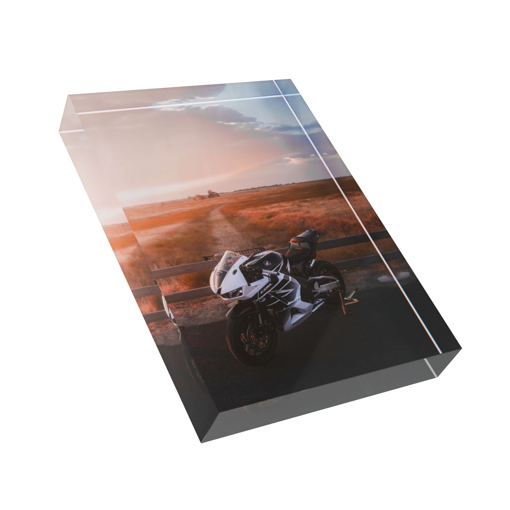 Honda CBR600RR Motorcycle Acrylic Photo Block #006 - Throttle Designs