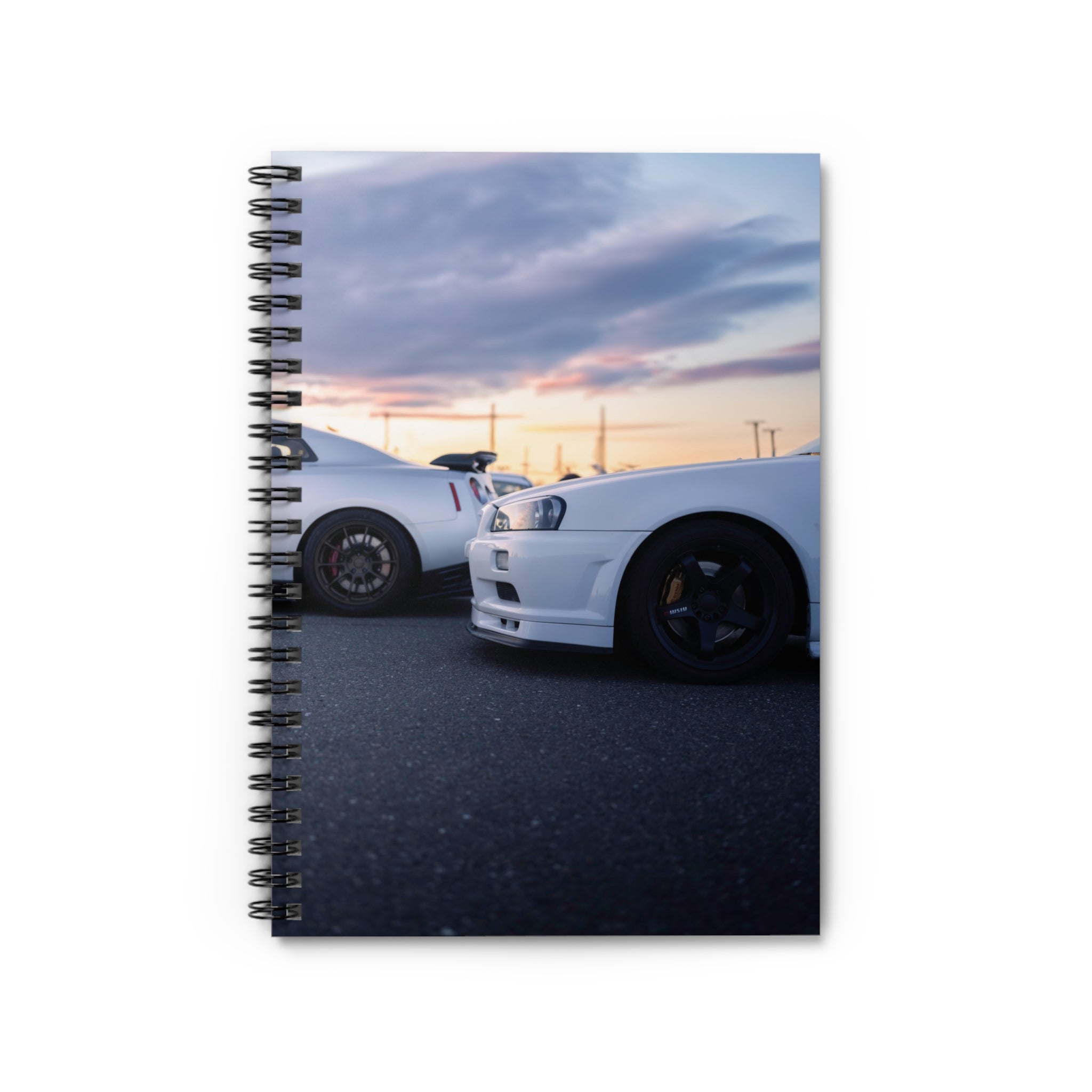 Nissan GTR R34 Automotive Spiral Notebook #001 - Throttle Designs