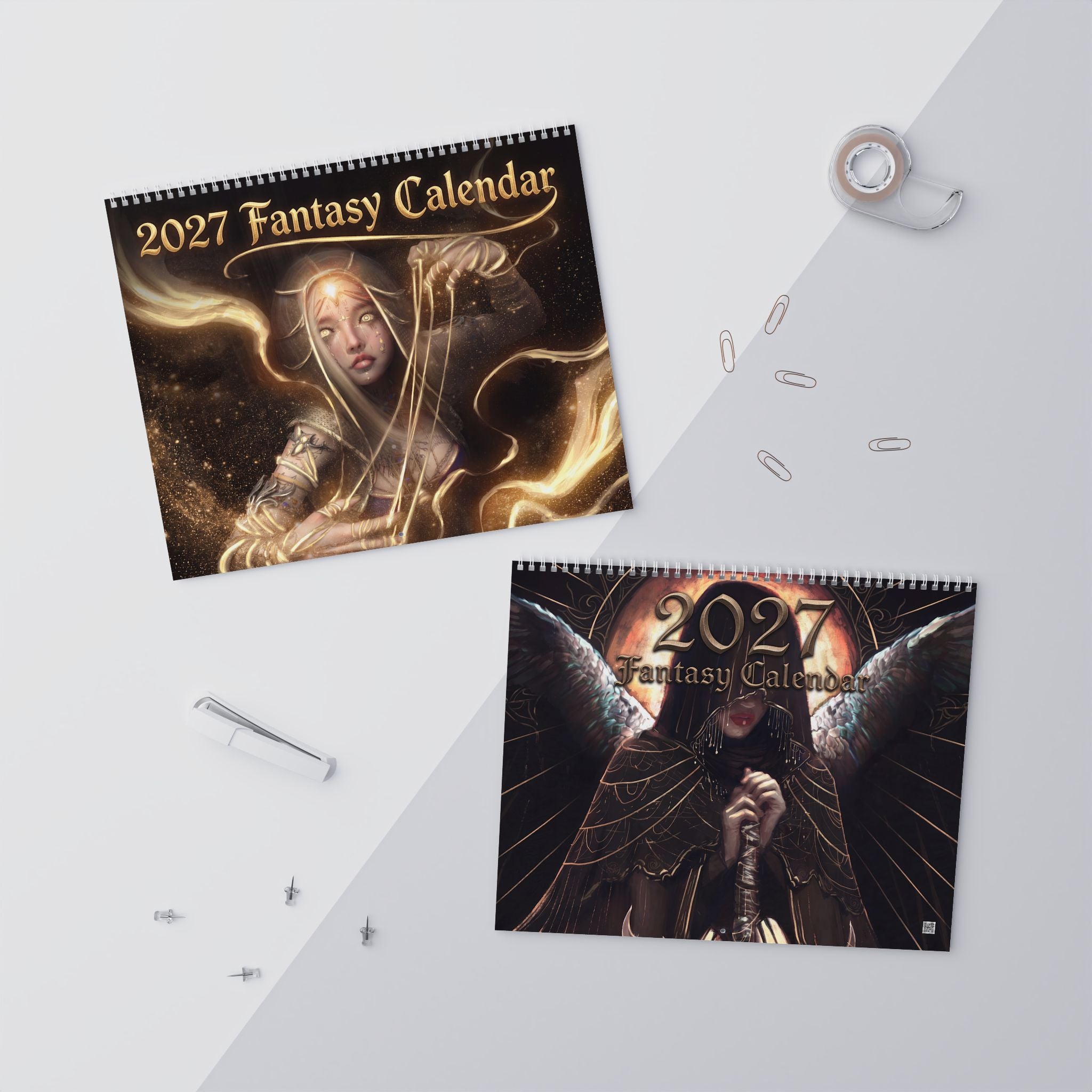 2027 Fantasy Character Art Wall Calendar – Mystical Heroes, Dream Worlds & Imaginative Artwork