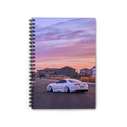 Toyota Supra Mk4 Automotive Spiral Notebook #001 - Throttle Designs