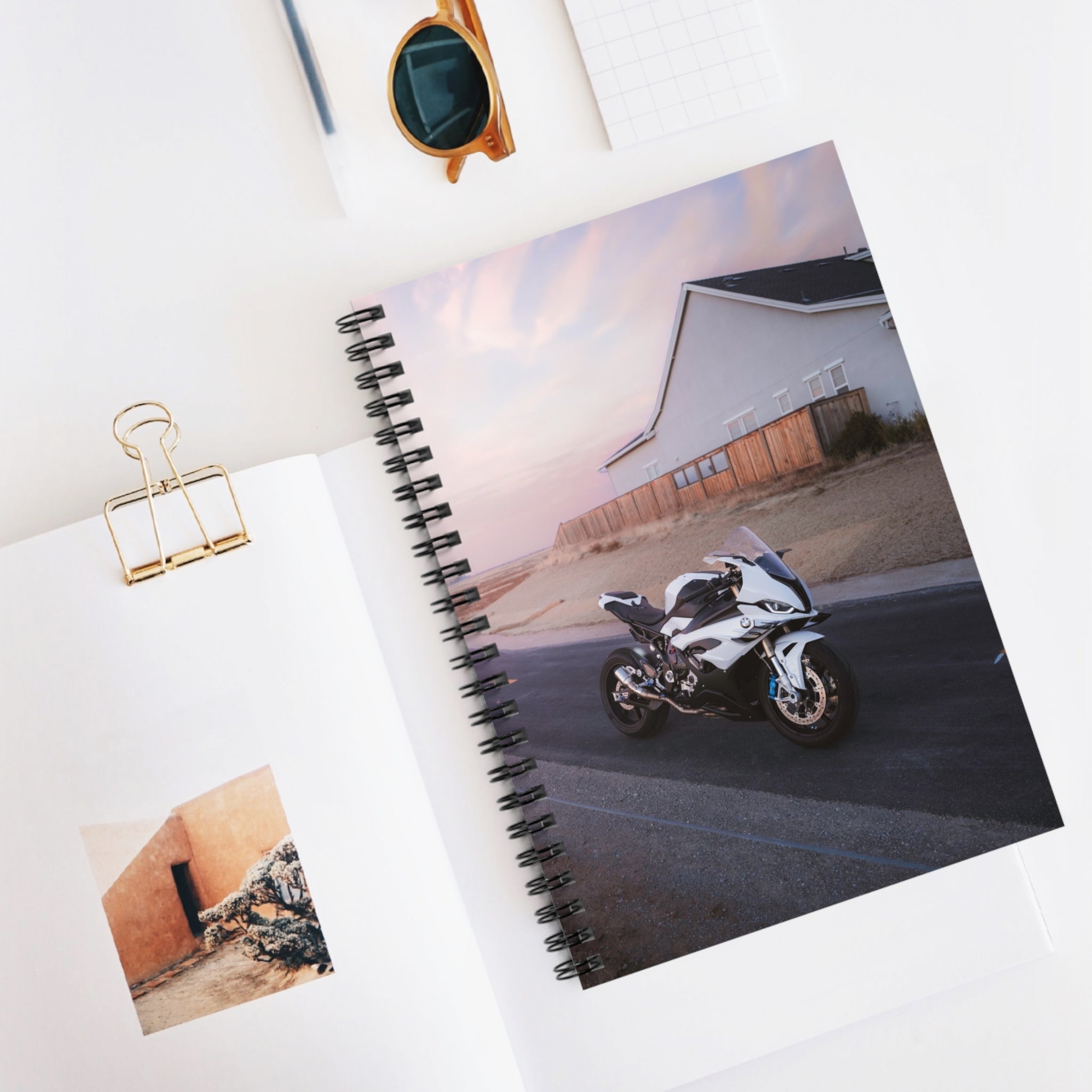 BMW S1000RR Motorcycle Spiral Notebook #108 - Throttle Designs