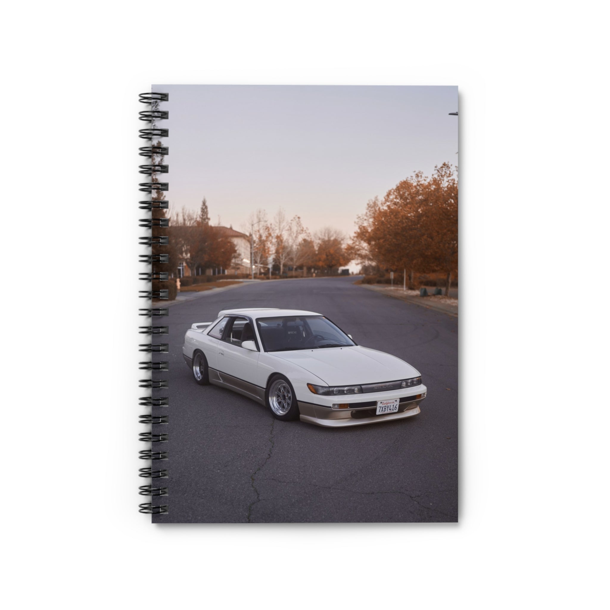 Nissan 240sx S13 Silvia Automotive Spiral Notebook #007 - Throttle Designs