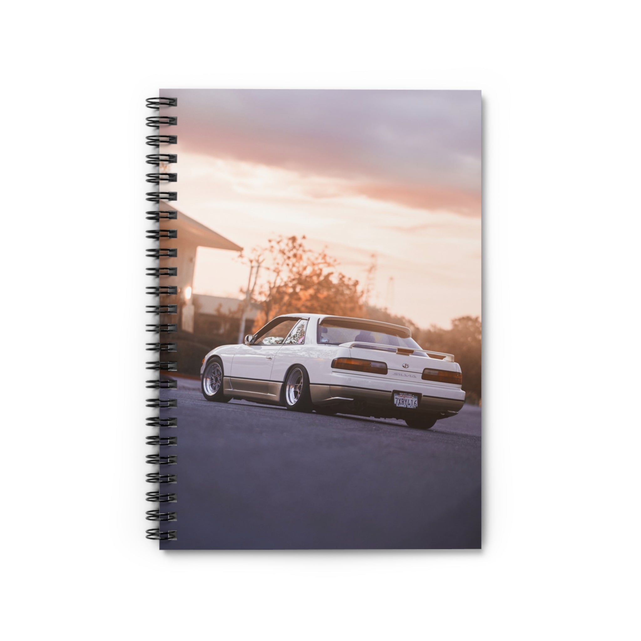 Nissan 240sx S13 Silvia Automotive Spiral Notebook #004 - Throttle Designs