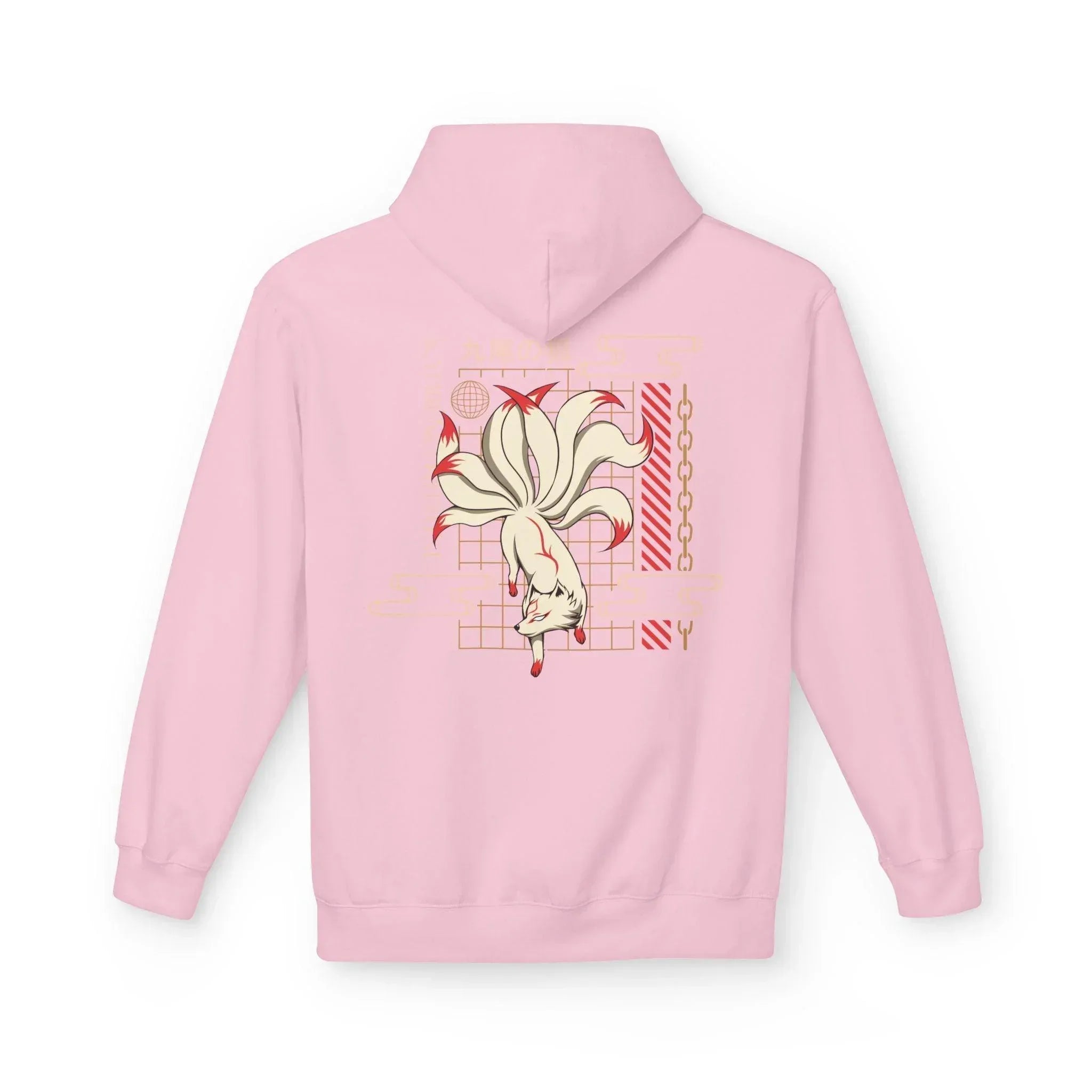 Kyubi No Kitsune Japanese Streetwear Fleece Hoodie – Ultimate Comfort Meets Stylish Design
