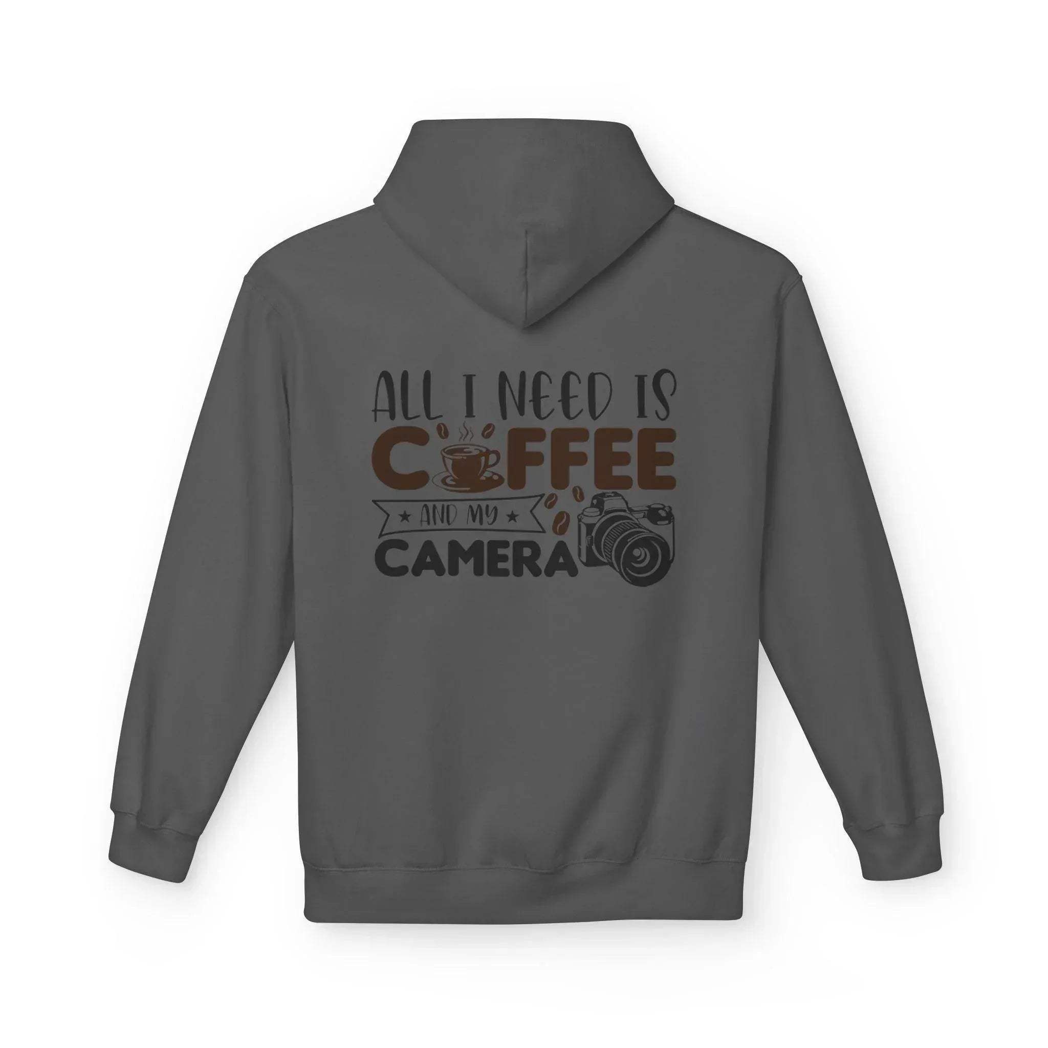 Cozy Photographer's Coffee Fleece Hoodie for Style and Comfort