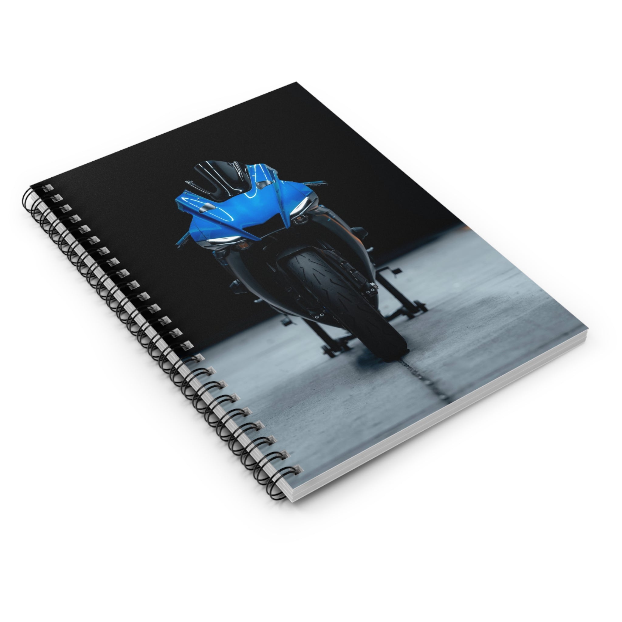 Yamaha R1 Motorcycle Spiral Notebook #001 - Throttle Designs