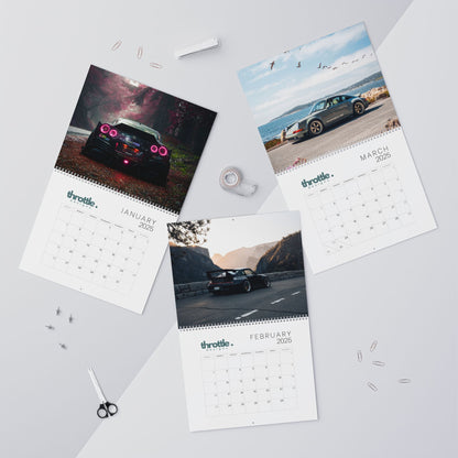 Limited Edition 2025 Automotive Car Calendar - Brennanxwright Collection for Enthusiasts