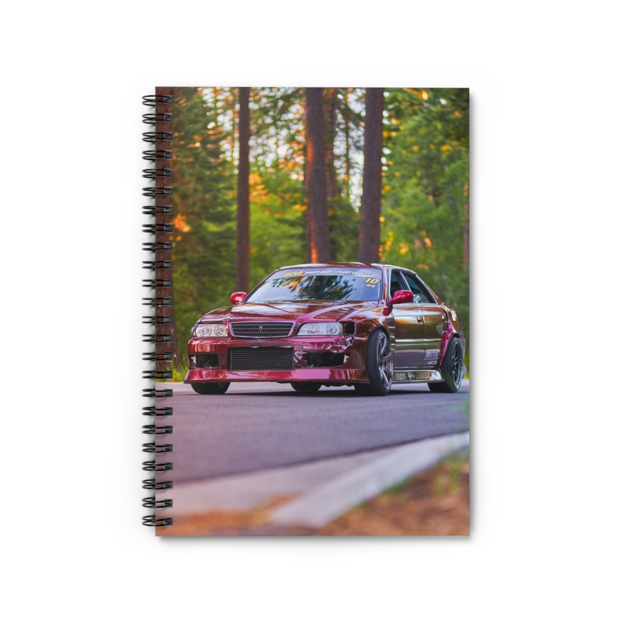 Toyota Chaser Automotive Spiral Notebook #001 - Throttle Designs