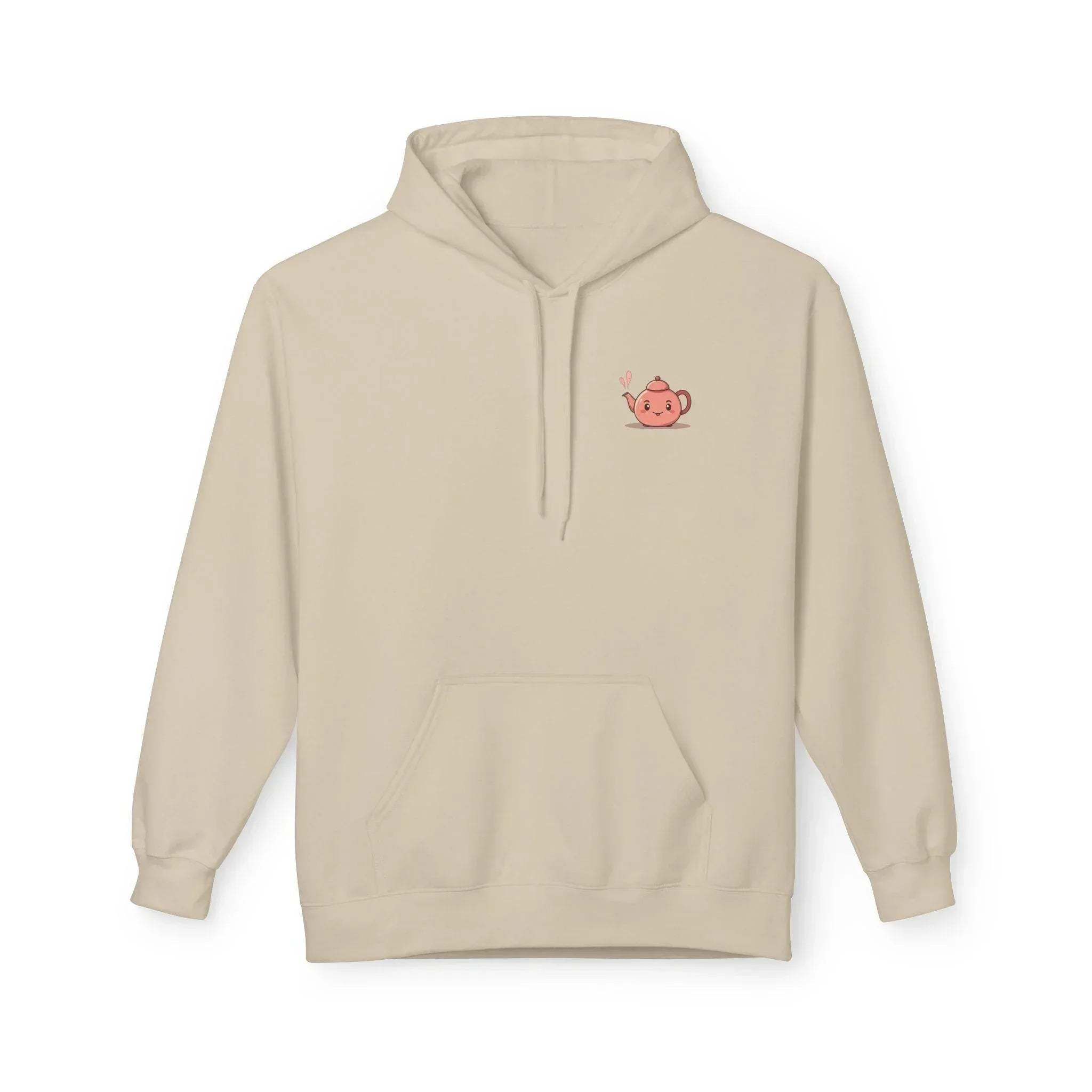Charming Tea Cup Fleece Hoodie for Ultimate Comfort and Style