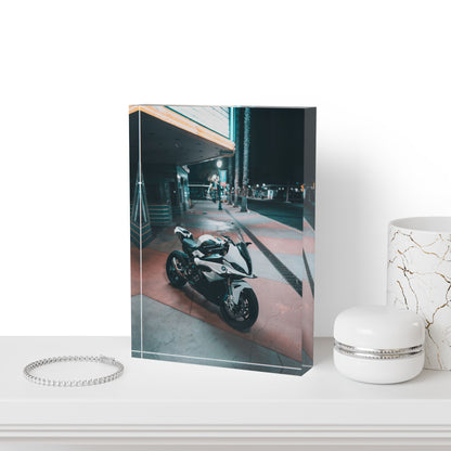 BMW S1000RR Motorcycle Acrylic Photo Block #067 - Throttle Designs