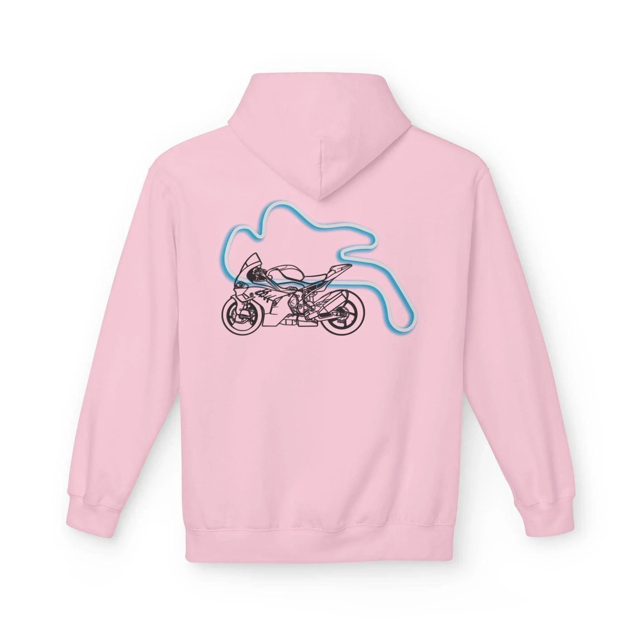 BMW Inspired M1000RR Fleece Hoodie Comfort and Style for Motorsport Enthusiasts