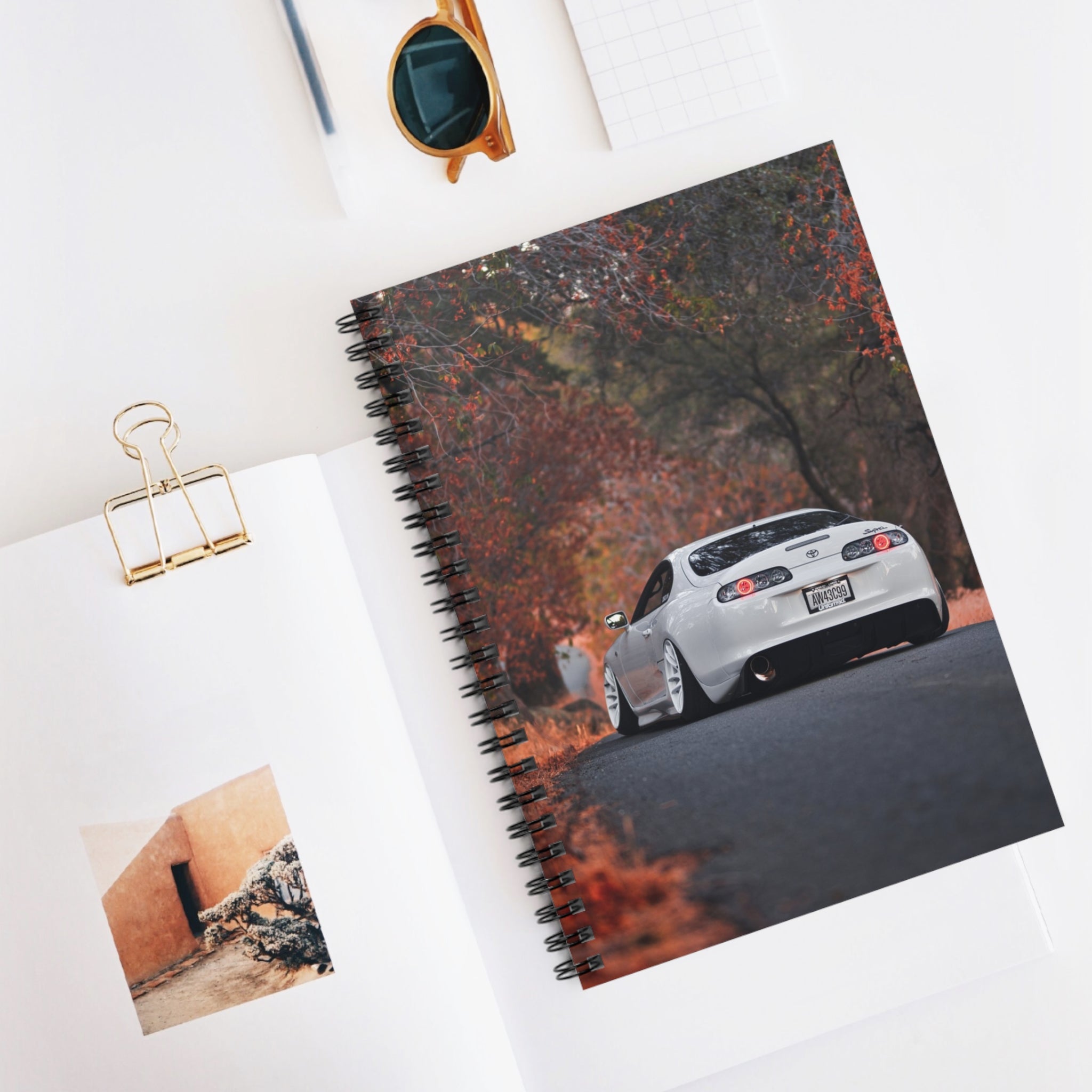 Toyota Supra Mk4 Automotive Spiral Notebook #014 - Throttle Designs