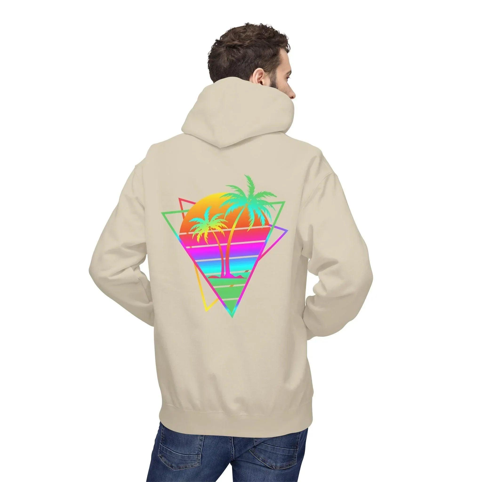 Vaporwave Vintage Fleece Hoodie for Ultimate Comfort and Style