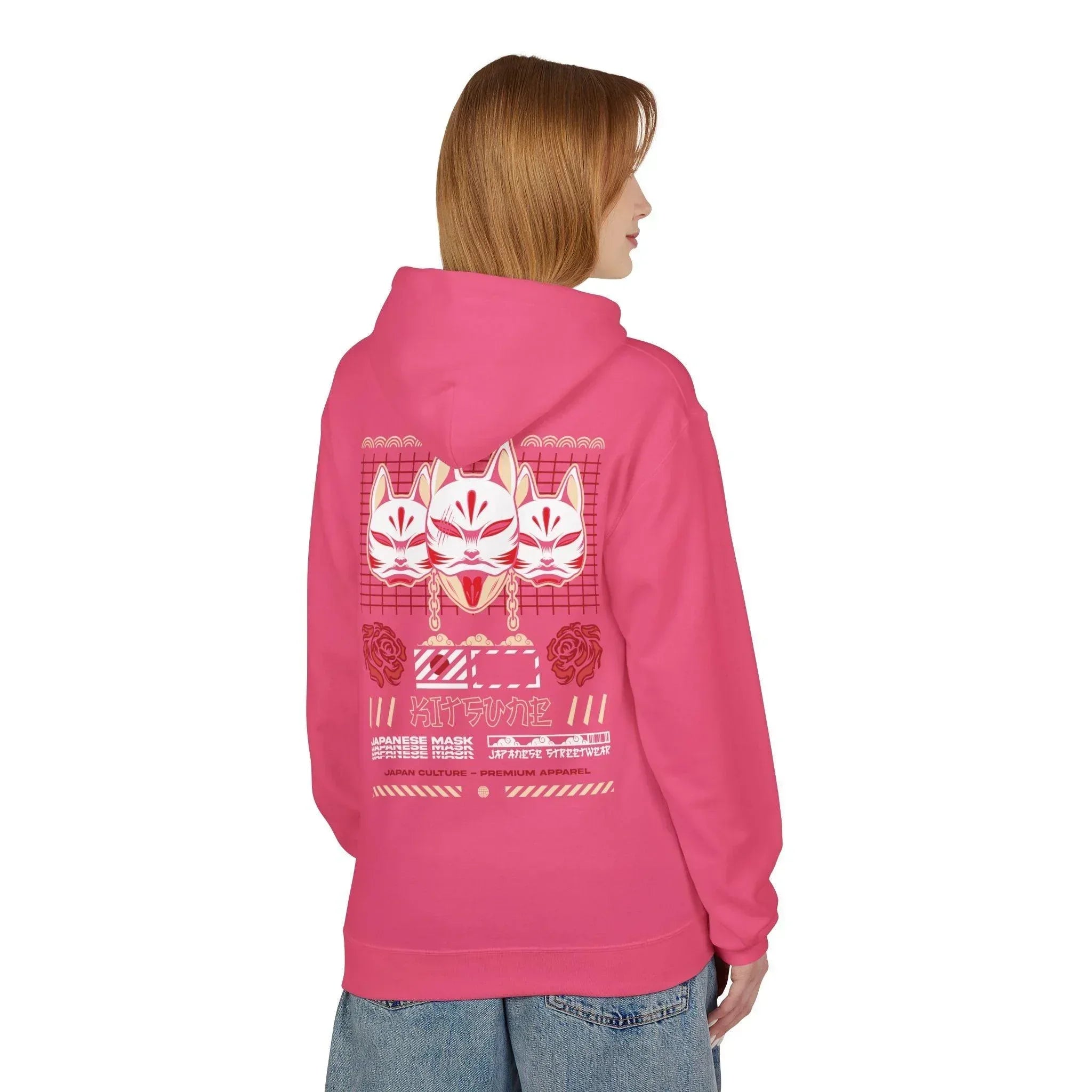 Ultimate Kitsune Japanese Streetwear Fleece Hoodie for Comfort and Style