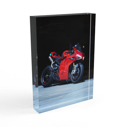 Ducati V4S Motorcycle Acrylic Photo Block #005 - Throttle Designs