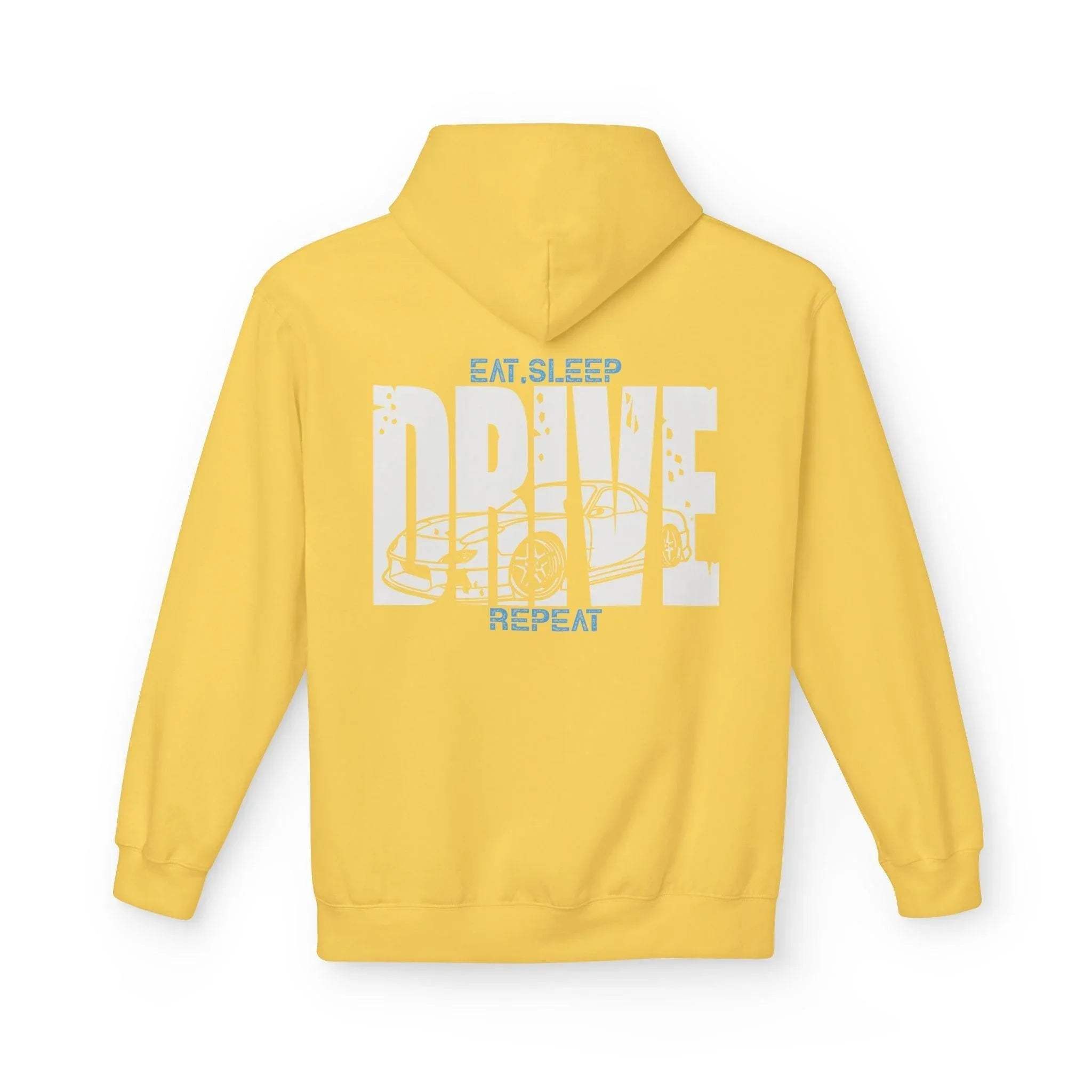 Mazda FD RX7 DRIVE Fleece Hoodie - Comfort Meets Style for Car Lovers