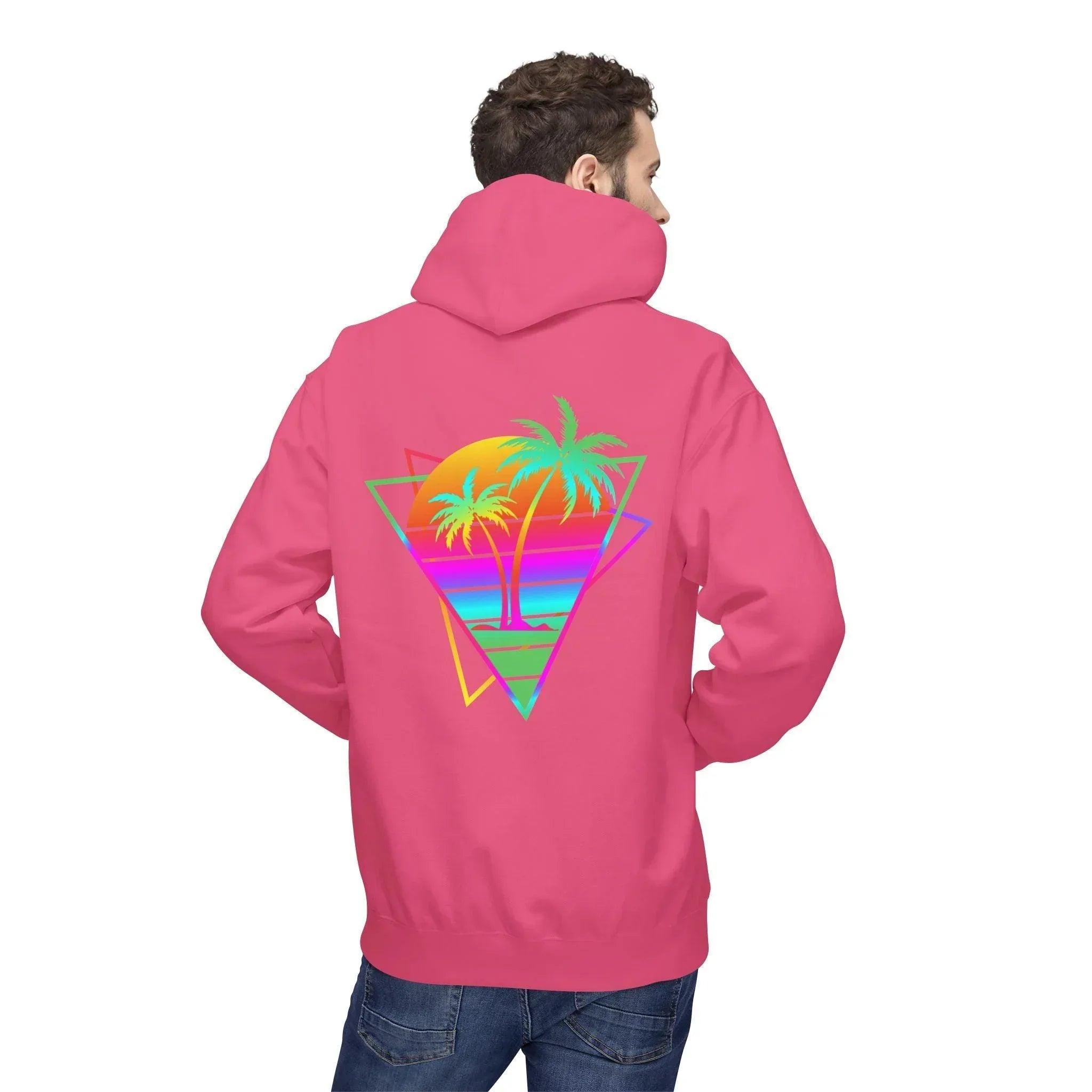 Vaporwave Vintage Fleece Hoodie for Ultimate Comfort and Style