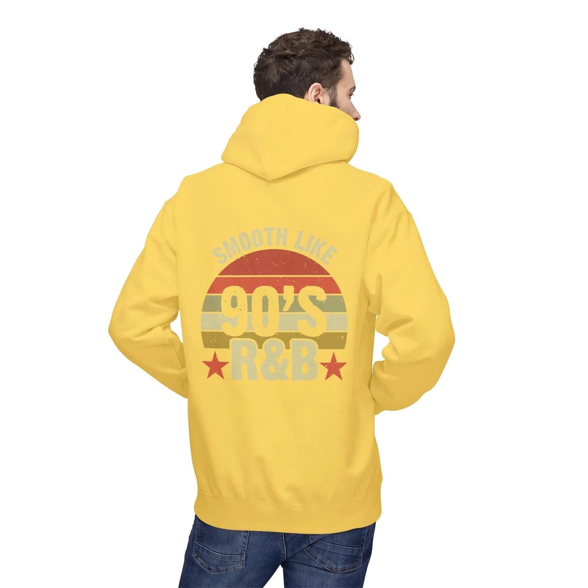 Retro Vibes Fleece Hoodie - Embrace the Comfort of 90's R&B Style