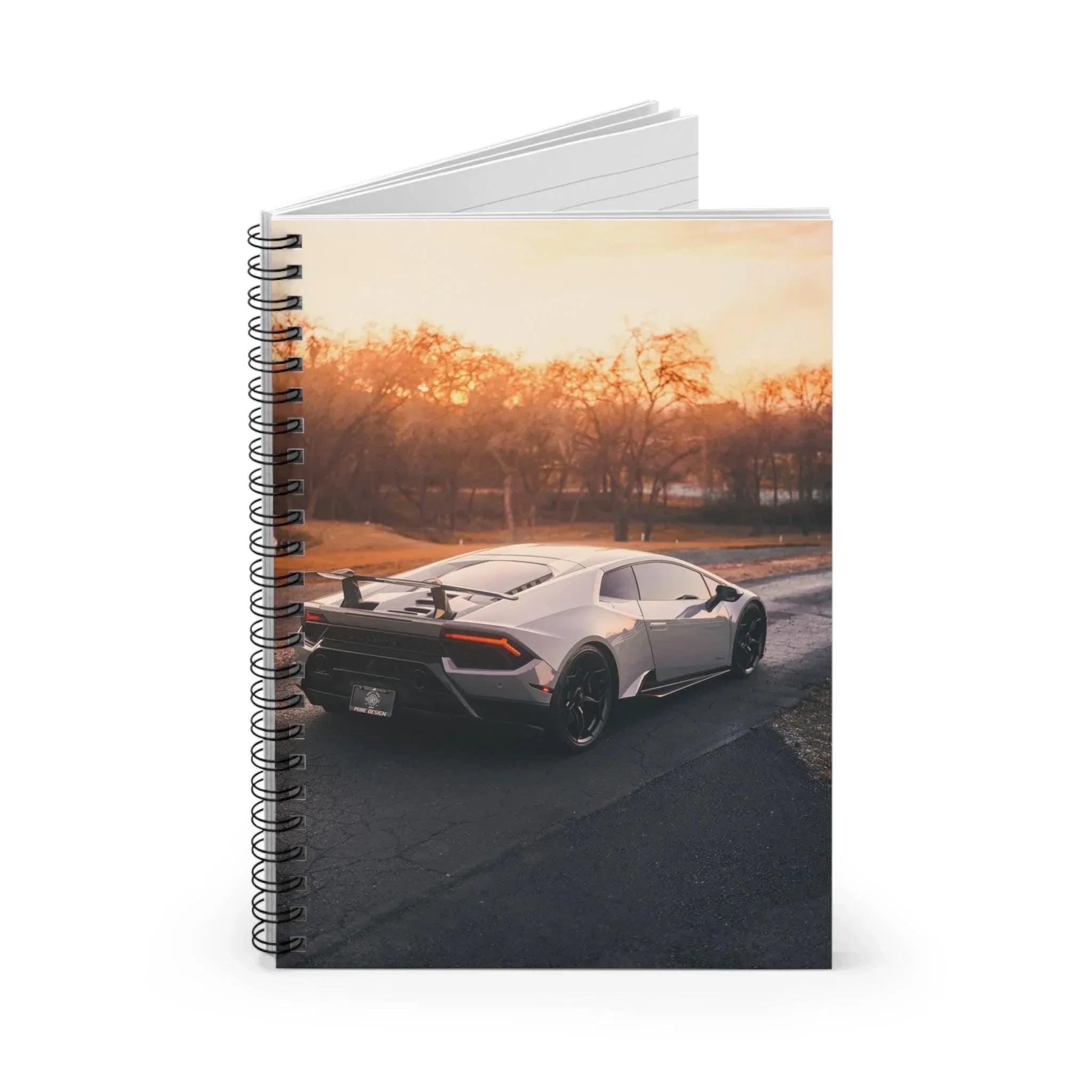Lamborghini Huracan Automotive Spiral Notebook #040 - Throttle Designs