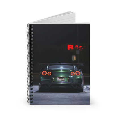 Nissan GTR R35 Automotive Spiral Notebook #005 - Throttle Designs