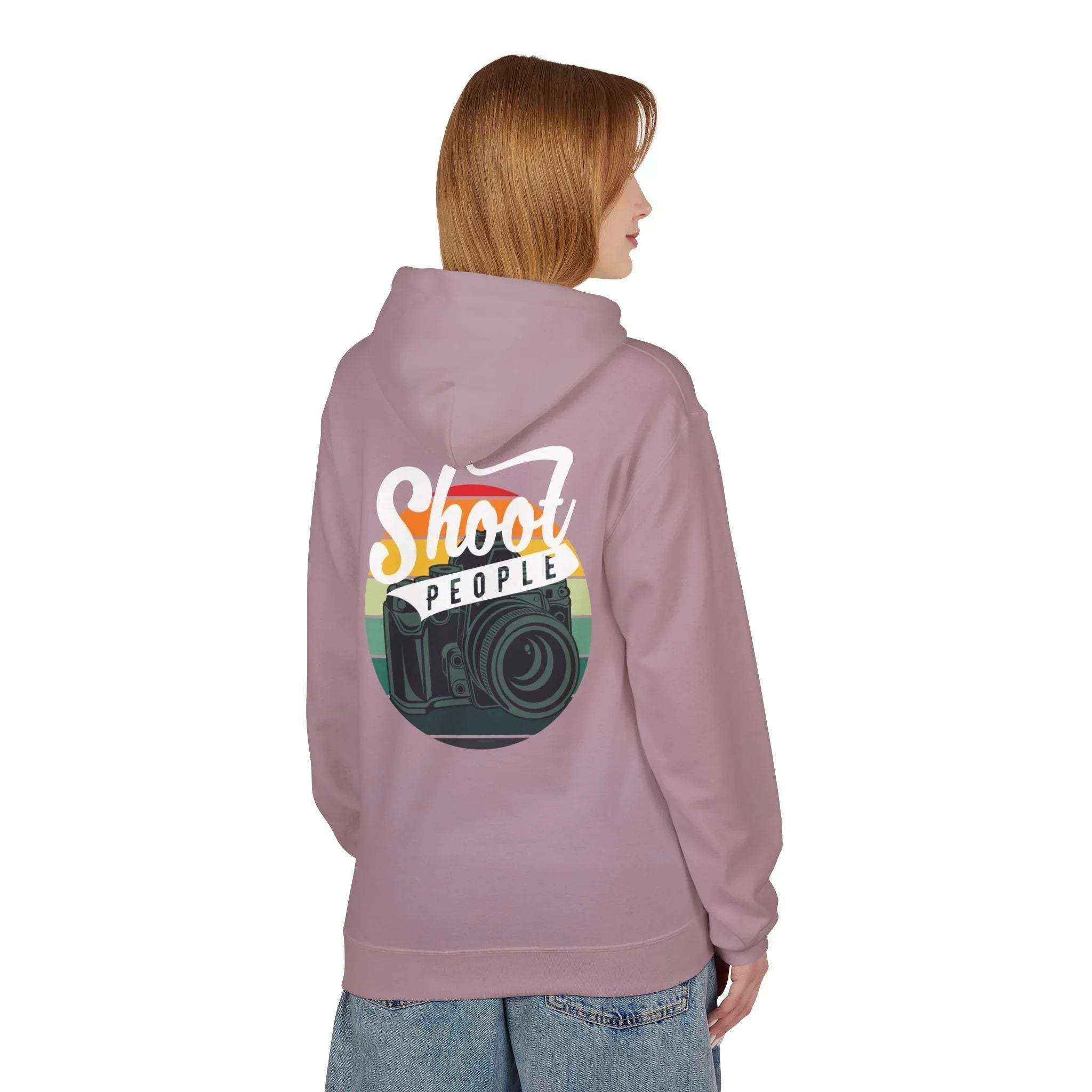 Creative Photographer's "Shoot People" Fleece Hoodie for Ultimate Comfort and Style