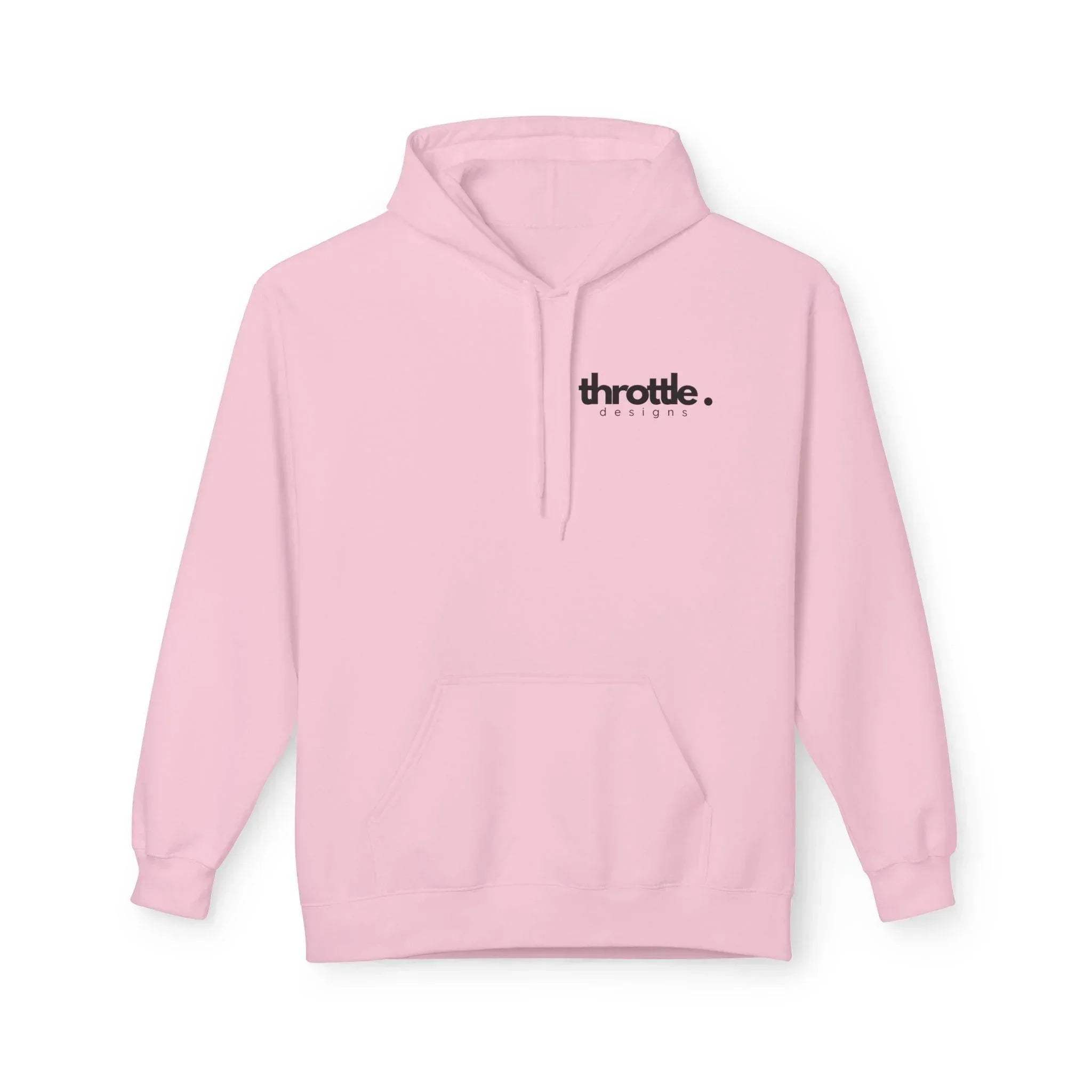 Throttle Designs Ultimate Comfort Fleece Hoodie - Small Logo