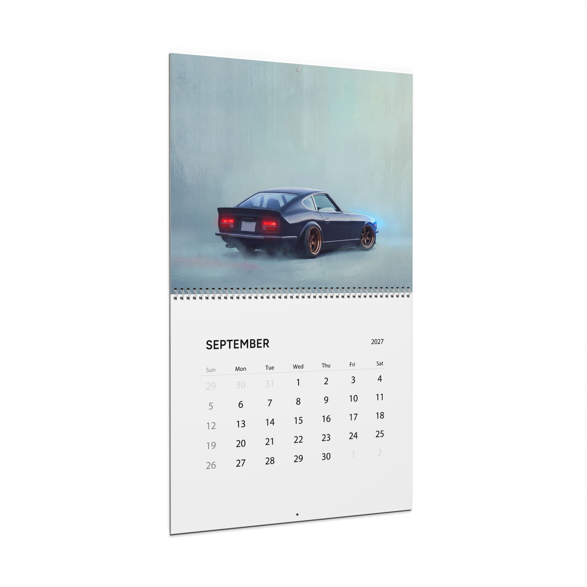 2027 JDM Cars Artwork Calendar | Japanese Sports Car Wall Calendar