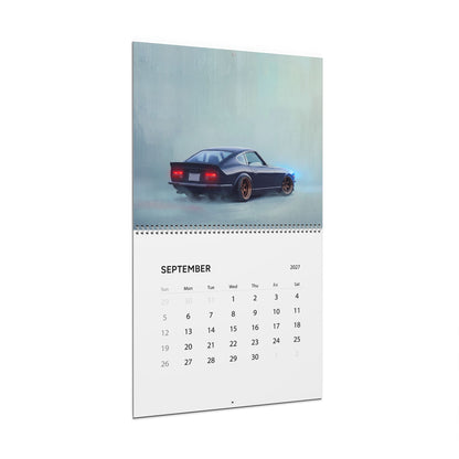 2027 JDM Cars Artwork Calendar | Japanese Sports Car Wall Calendar