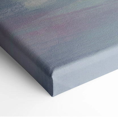 Acura nsx inspired gray canvas art stretched on a wooden frame with subtle iridescent purple and blue hues