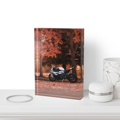 BMW S1000RR Motorcycle Acrylic Photo Block #022 - Throttle Designs