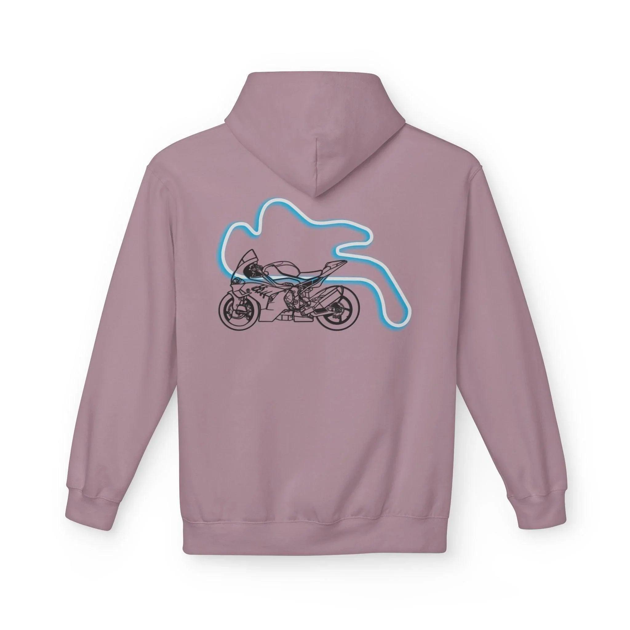 BMW Inspired M1000RR Fleece Hoodie Comfort and Style for Motorsport Enthusiasts