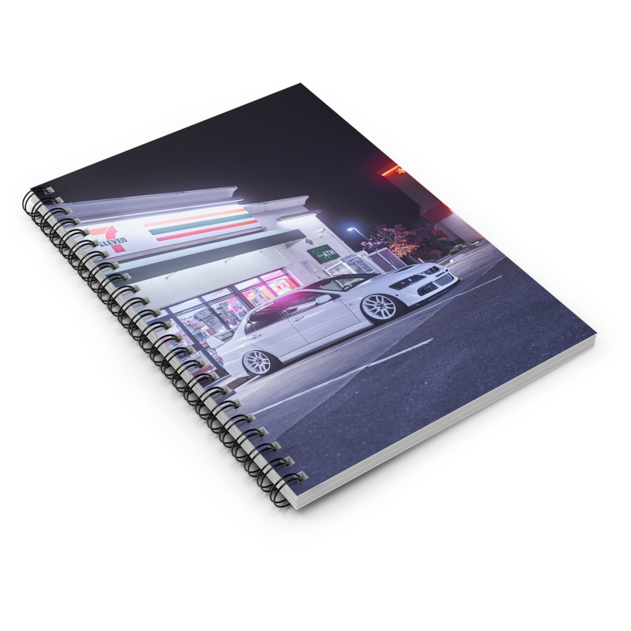 Mitsubishi Evo 8 Automotive Spiral Notebook #006 - Throttle Designs