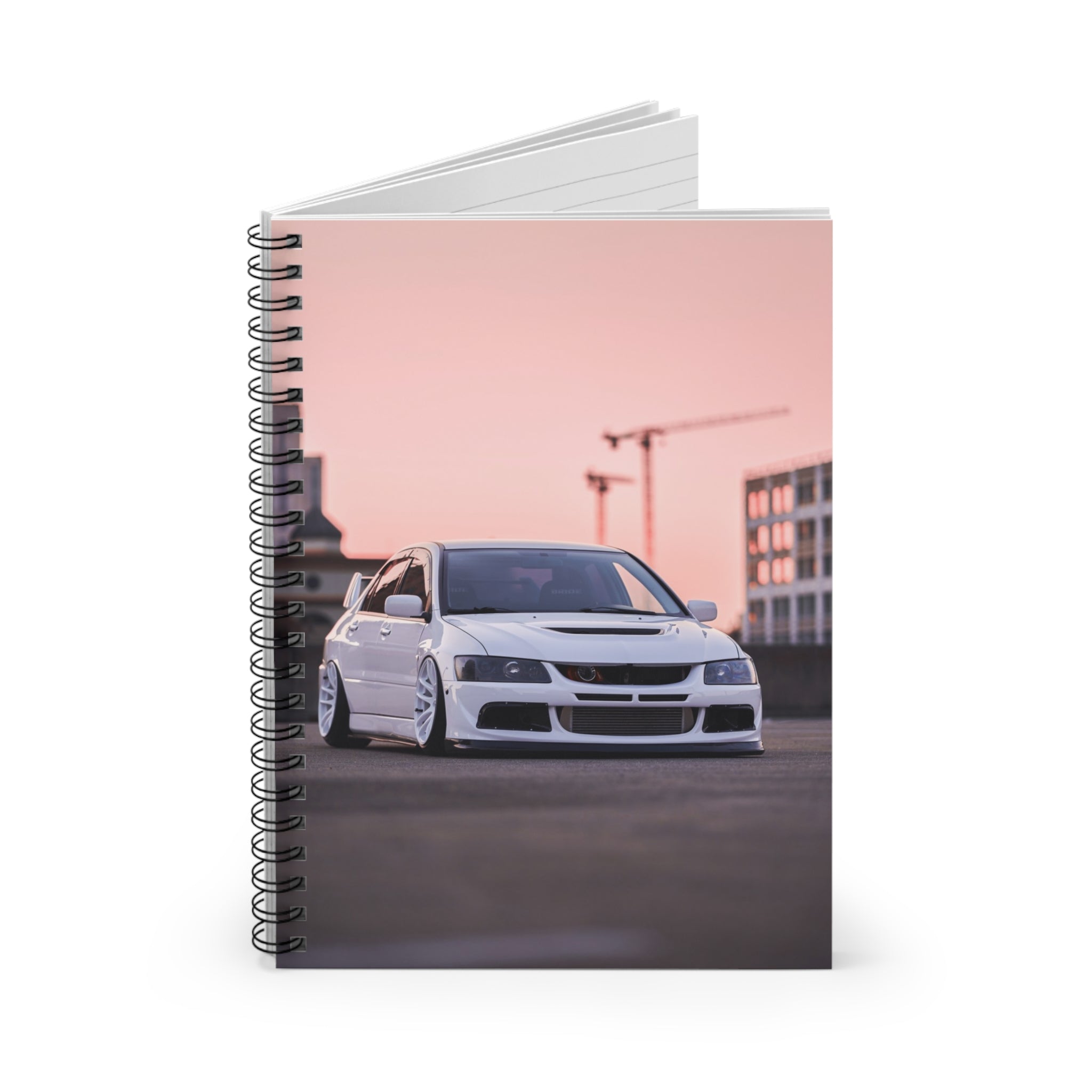 Mitsubishi Evo 8 Automotive Spiral Notebook #022 - Throttle Designs