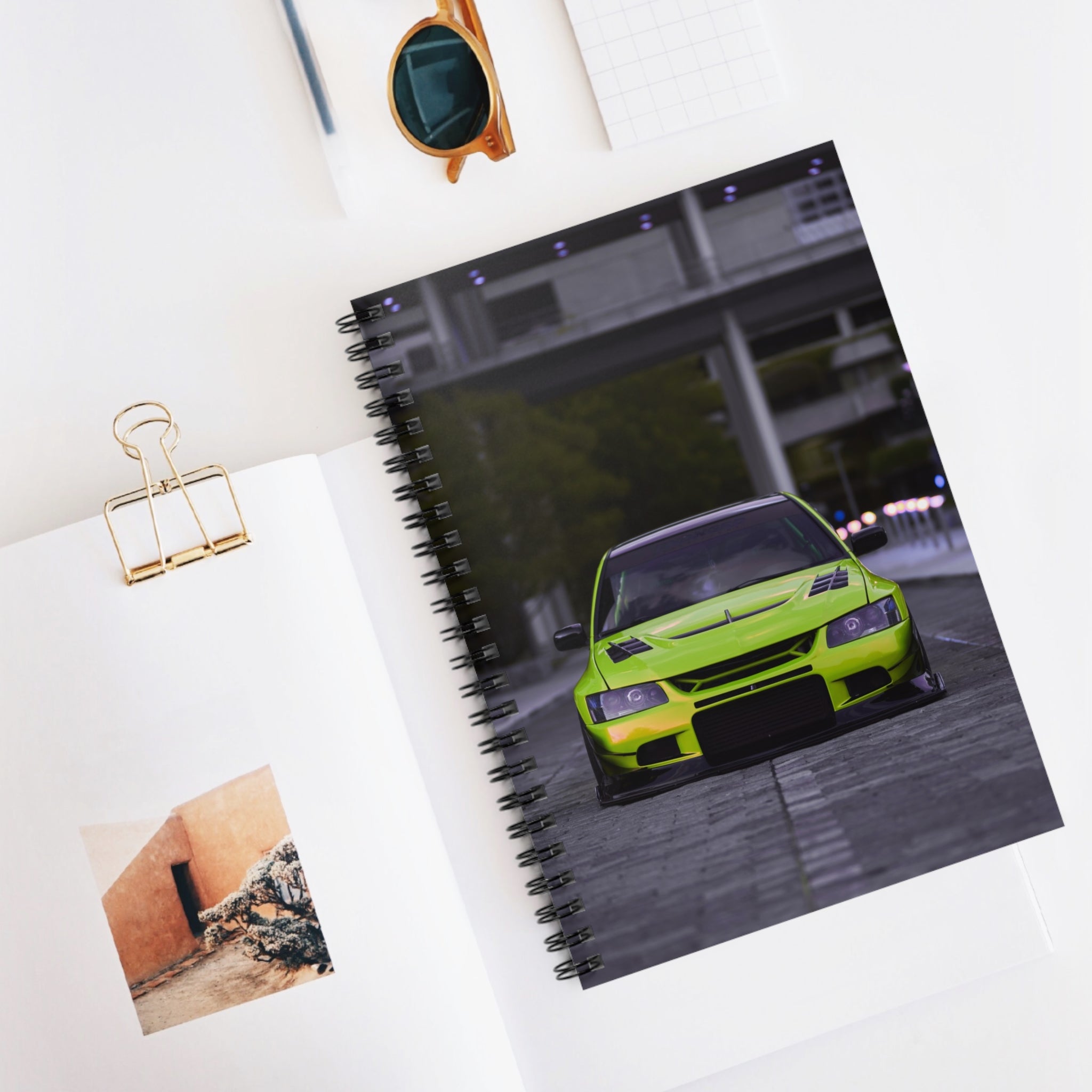 Mitsubishi Evo 9 Automotive Spiral Notebook #002 - Throttle Designs