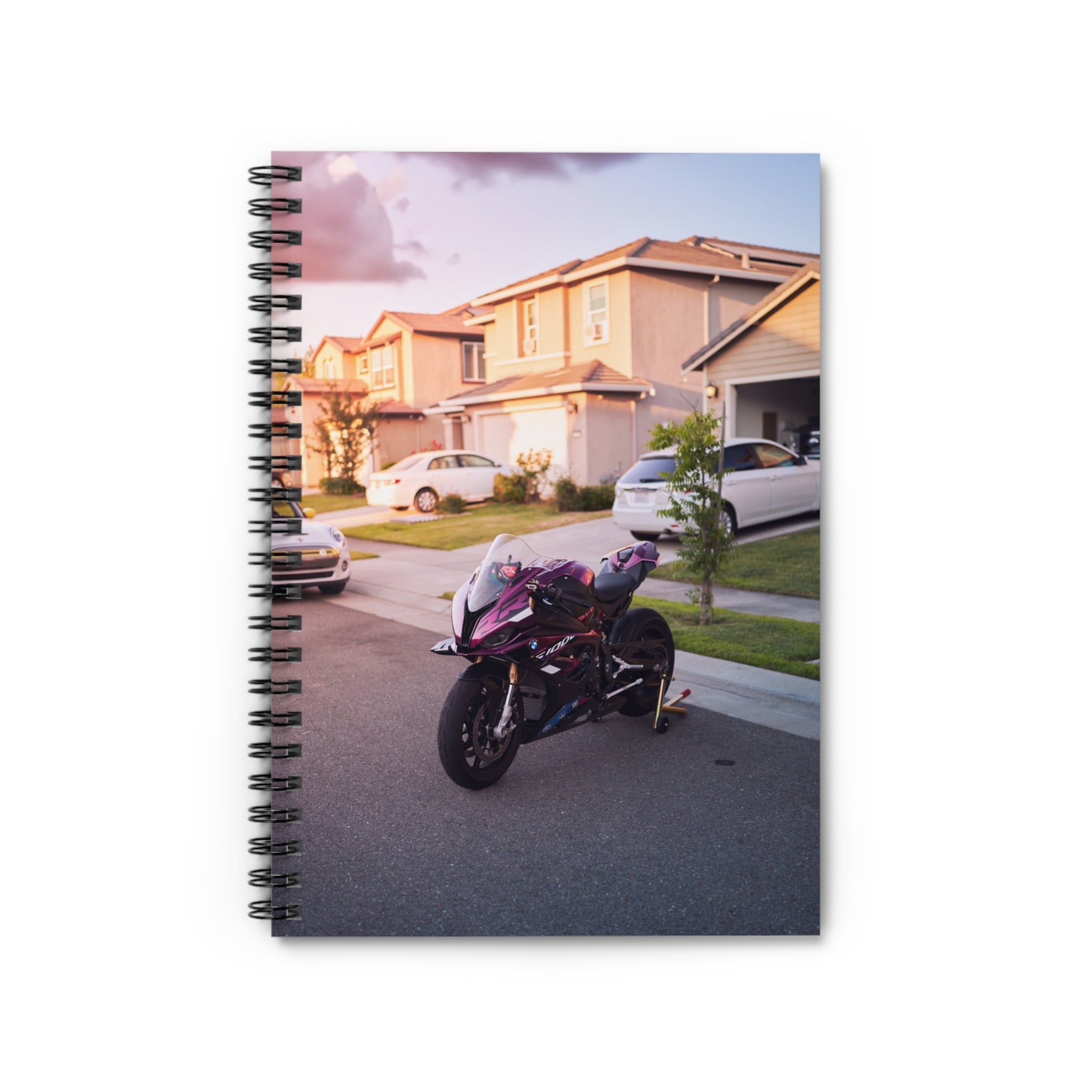 BMW S1000RR Motorcycle Spiral Notebook #036 - Throttle Designs