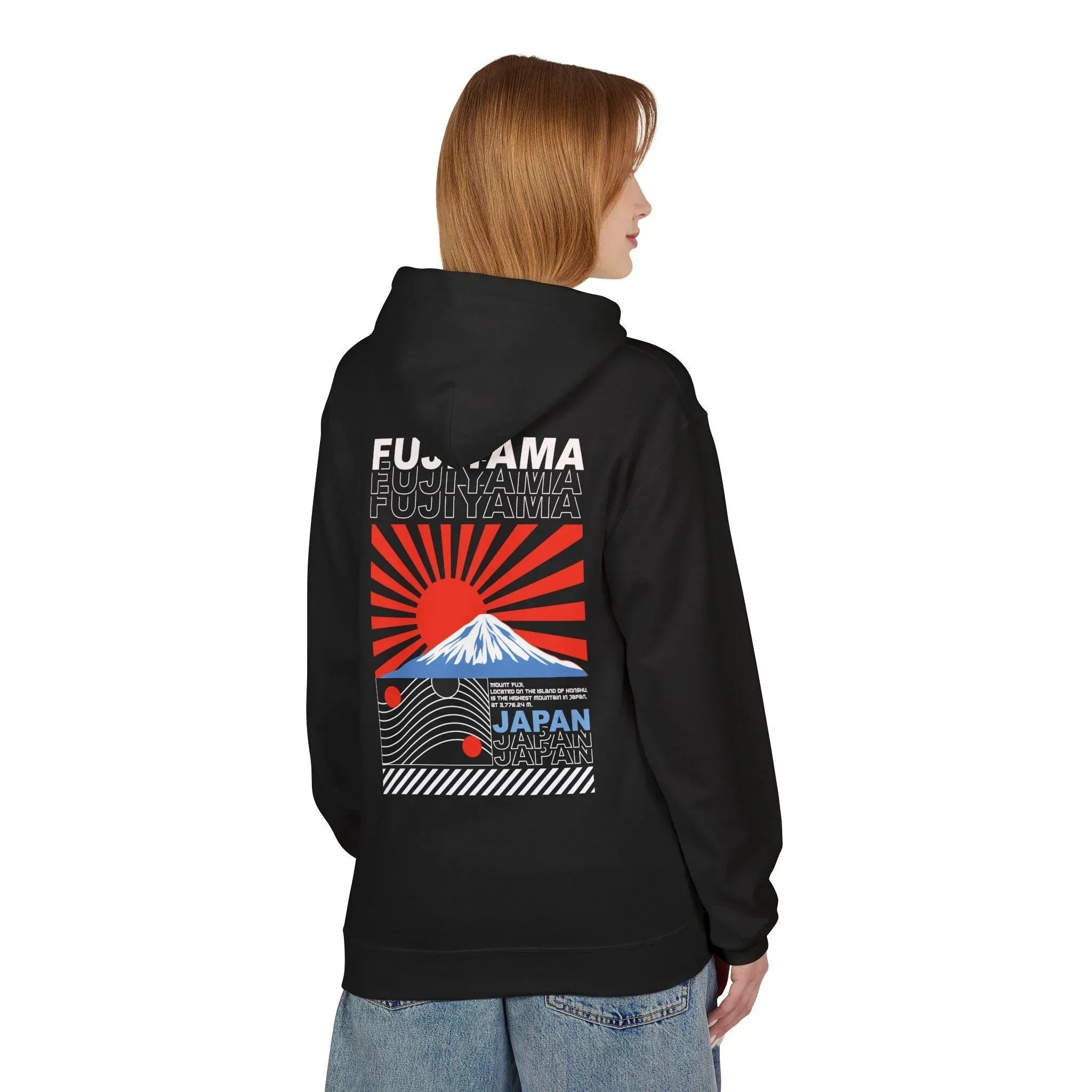 Fujiyama Japan Streetwear Cozy Fleece Hoodie - Ultimate Comfort & Style
