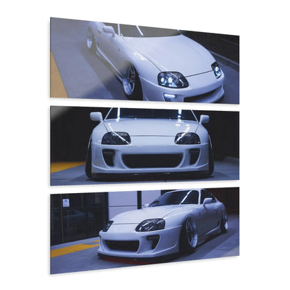 Toyota Supra MK4 3-Piece Acrylic Wall Art #002 for Decor