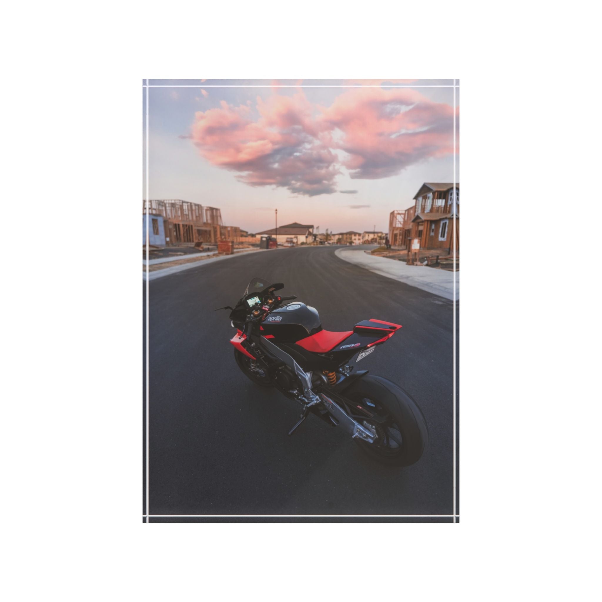 Aprilia RSV4 Motorcycle Acrylic Photo Block #018 - Throttle Designs