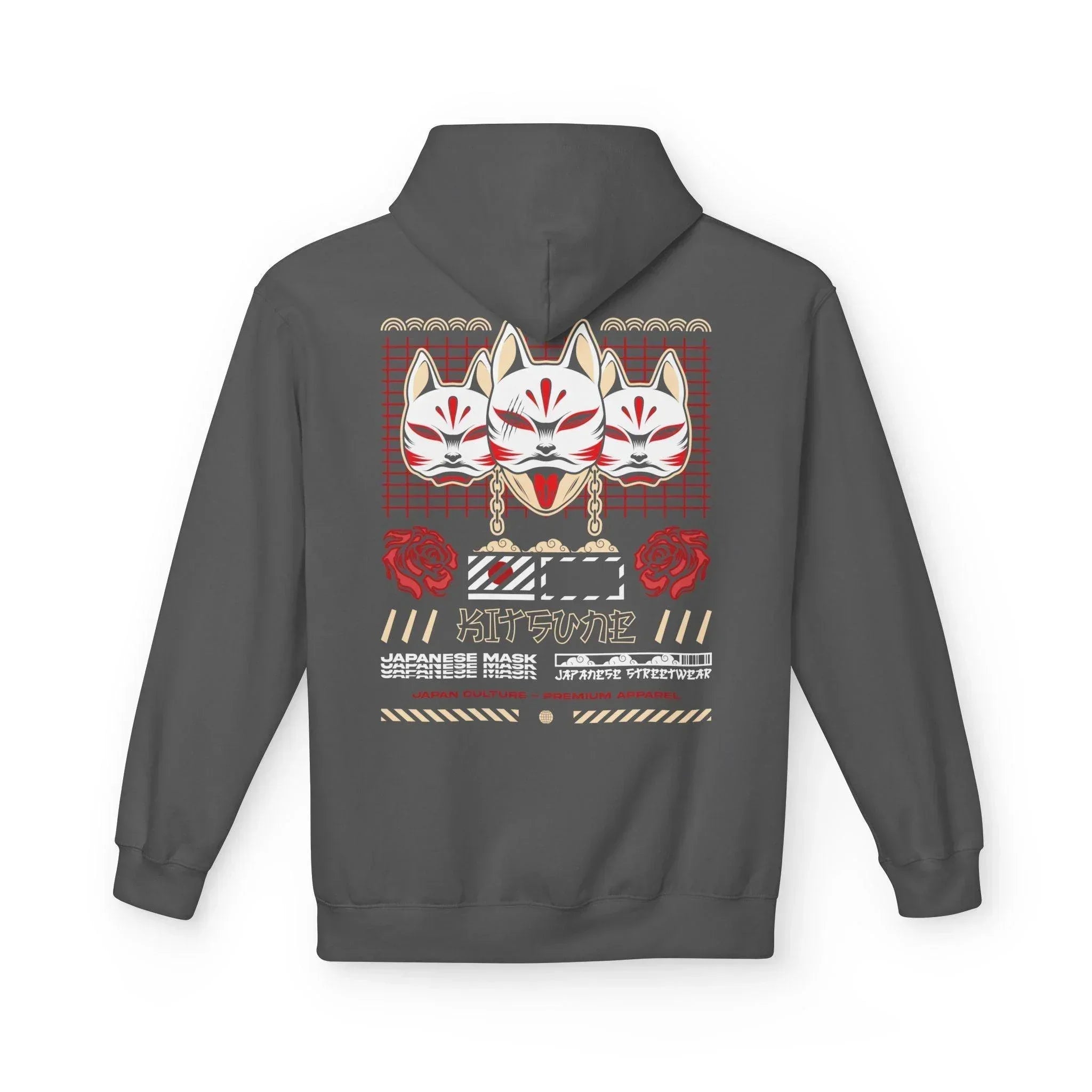 Ultimate Kitsune Japanese Streetwear Fleece Hoodie for Comfort and Style