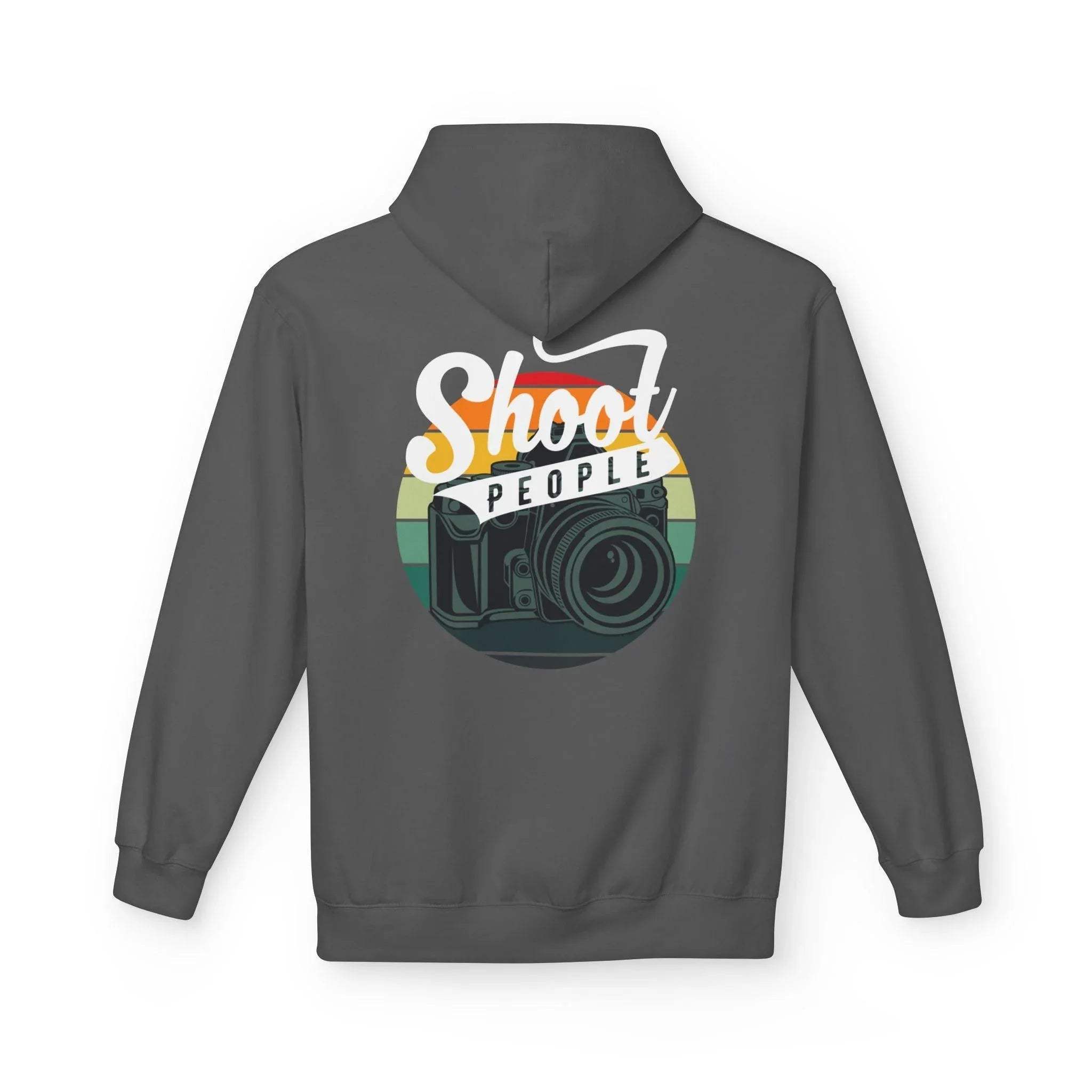 Creative Photographer's "Shoot People" Fleece Hoodie for Ultimate Comfort and Style