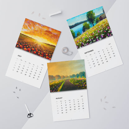 2027 Painting Artwork Wall Calendar – Colorful Artistic Designs & Beautiful Painted Art Collection