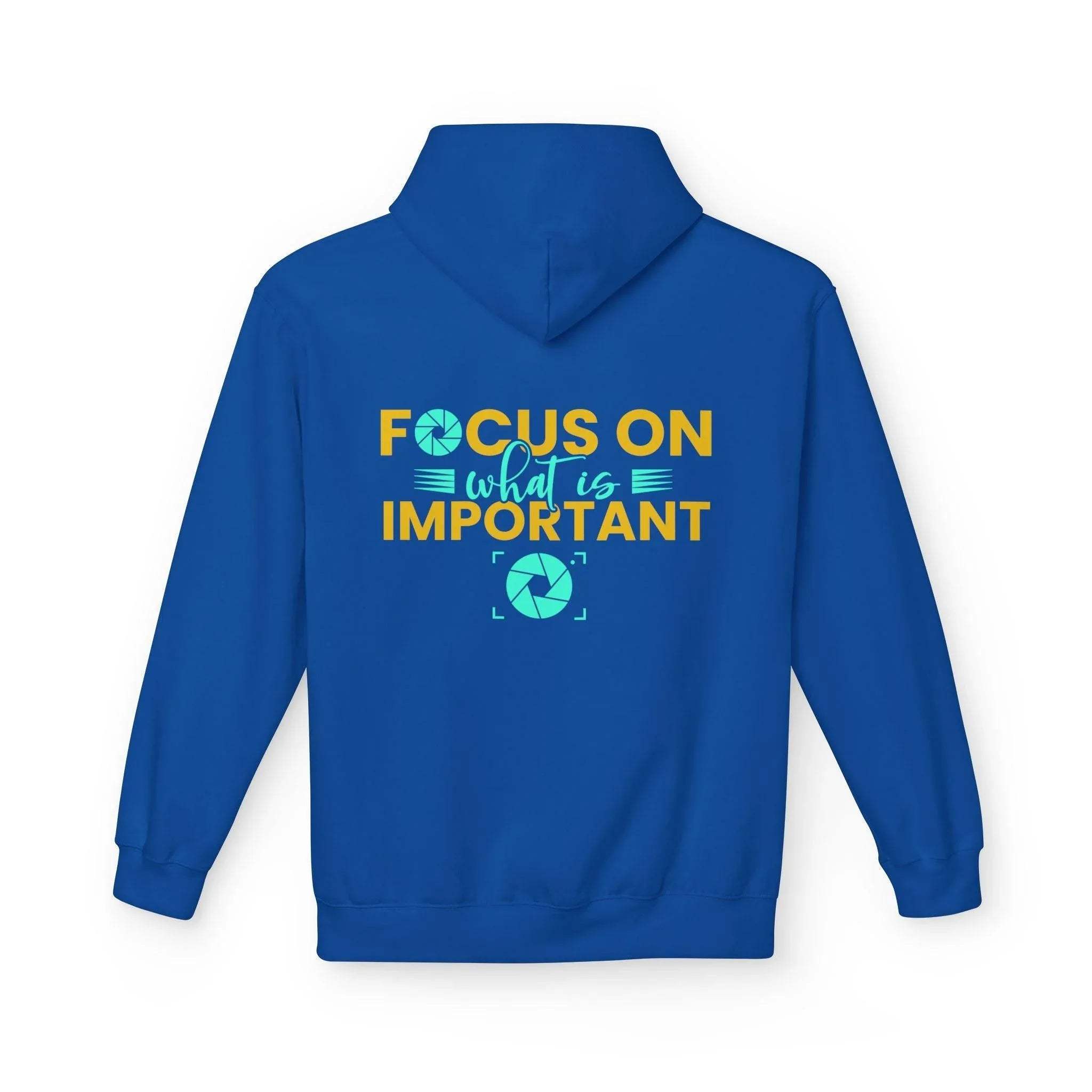 Inspirational Fleece Hoodie for Photographers - 'Prioritize What Matters'