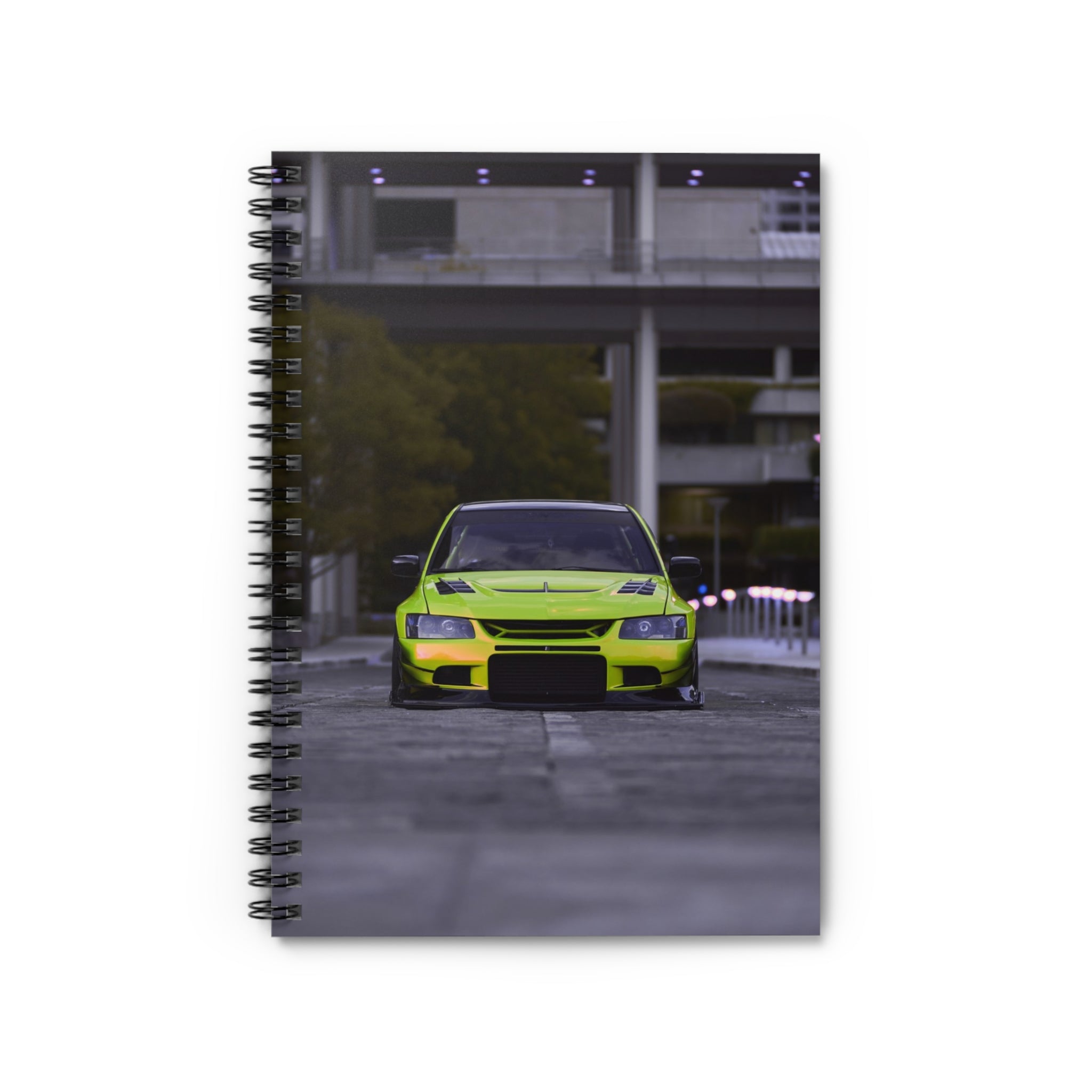 Mitsubishi Evo 9 Automotive Spiral Notebook #004 - Throttle Designs