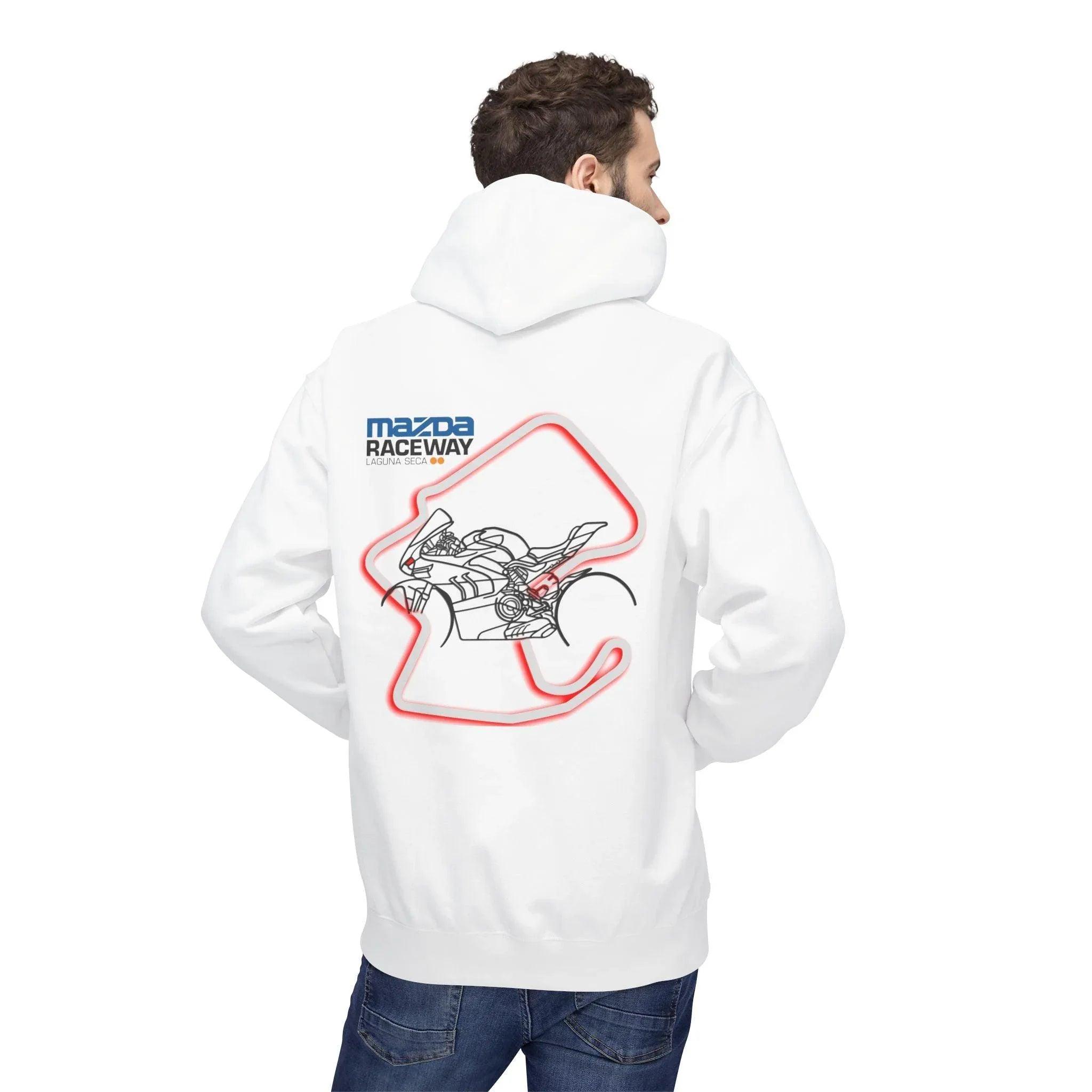 Ducati Panigale V4 SP Laguna Seca Hoodie - Red Edition for Comfort & Style