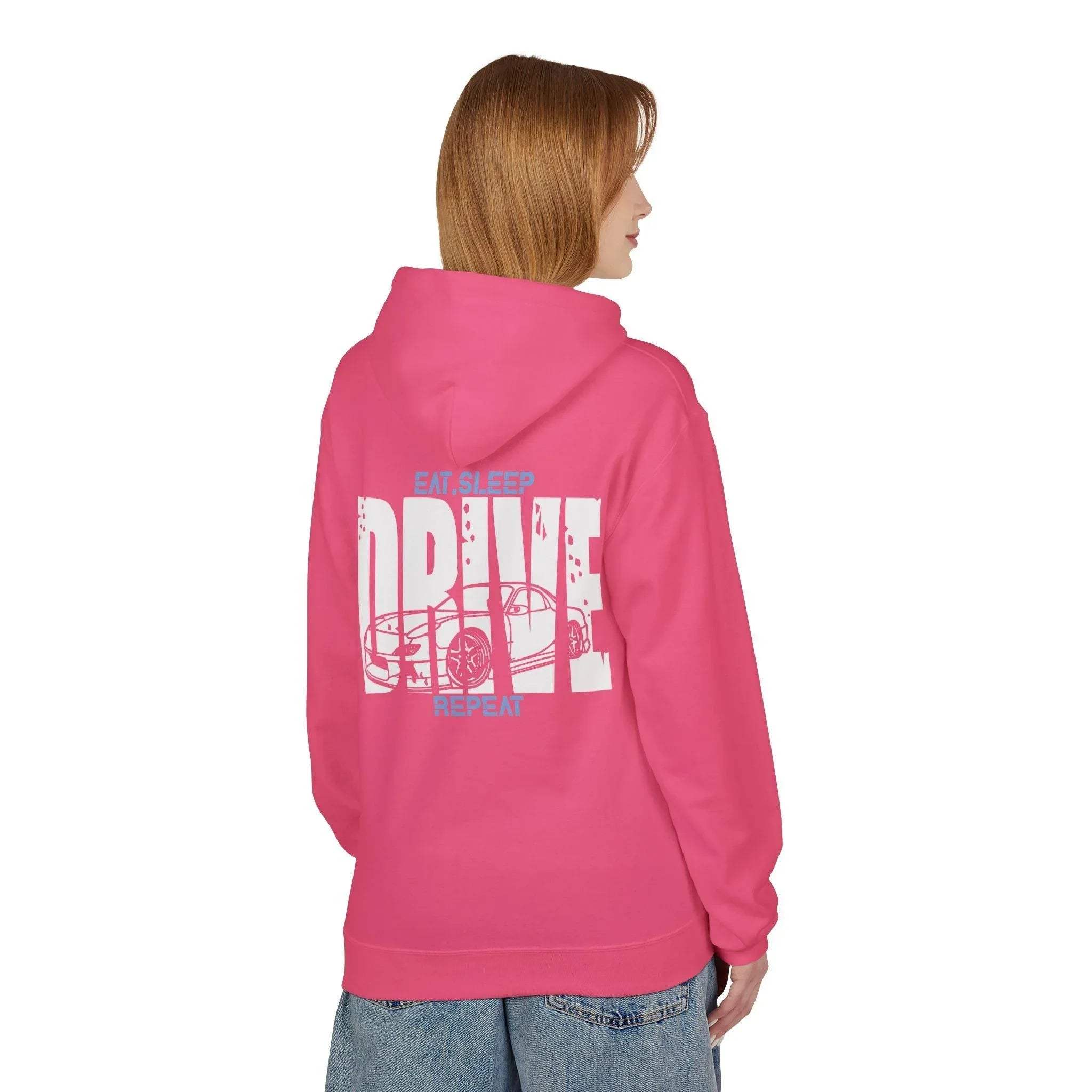 Mazda FD RX7 DRIVE Fleece Hoodie - Comfort Meets Style for Car Lovers