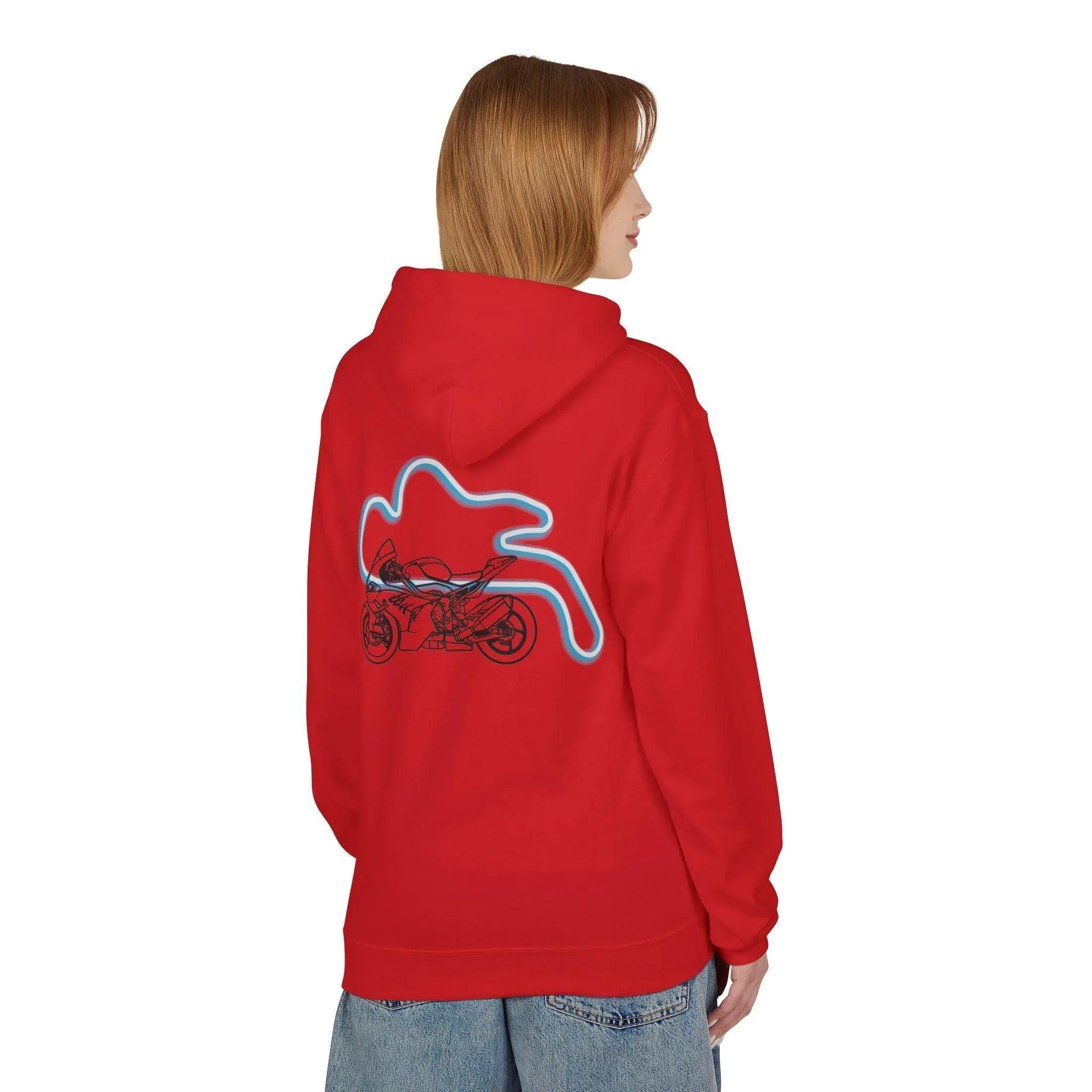 BMW Inspired M1000RR Fleece Hoodie Comfort and Style for Motorsport Enthusiasts
